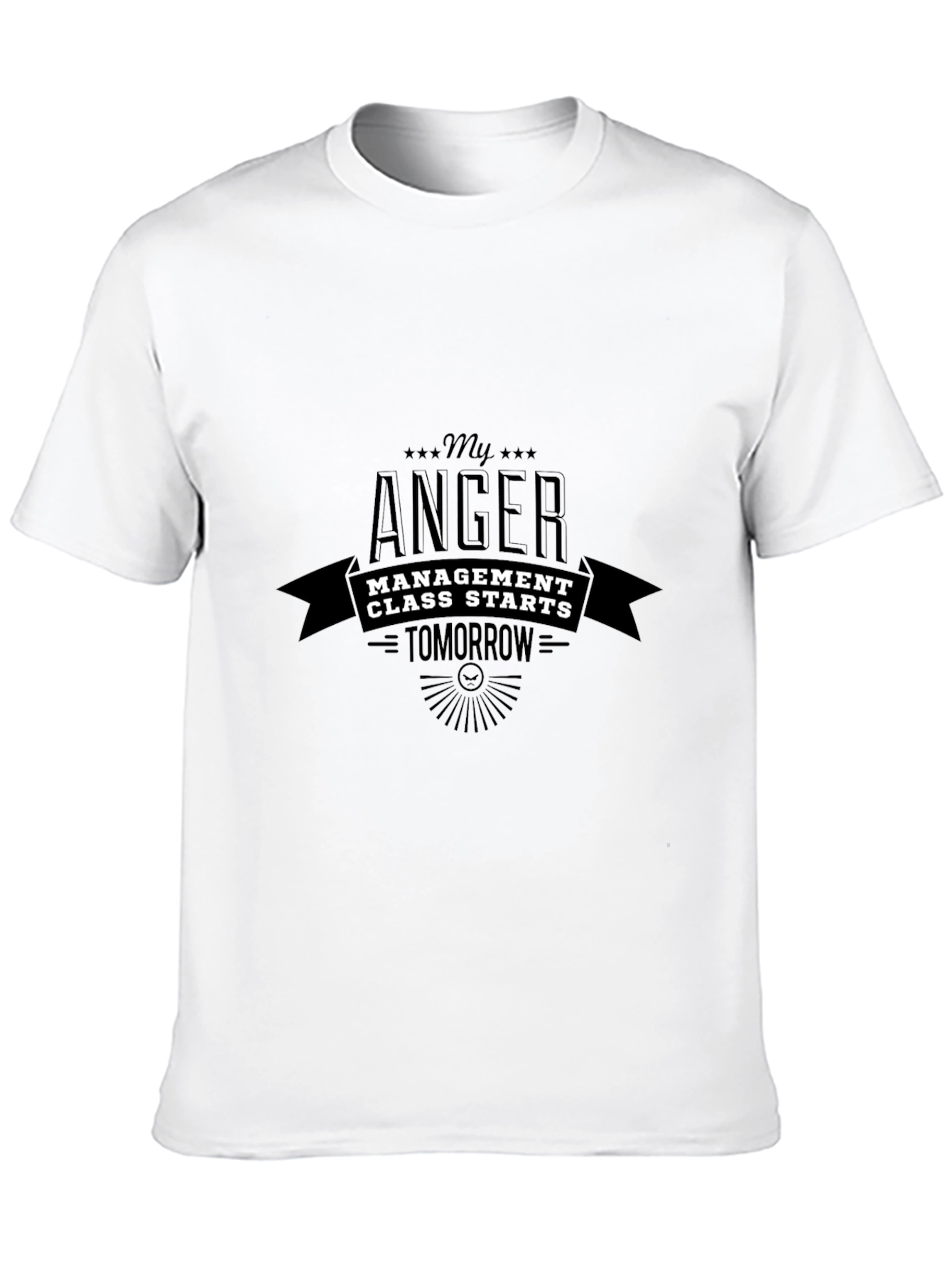 Anger Management Class Funny Graphic Tee