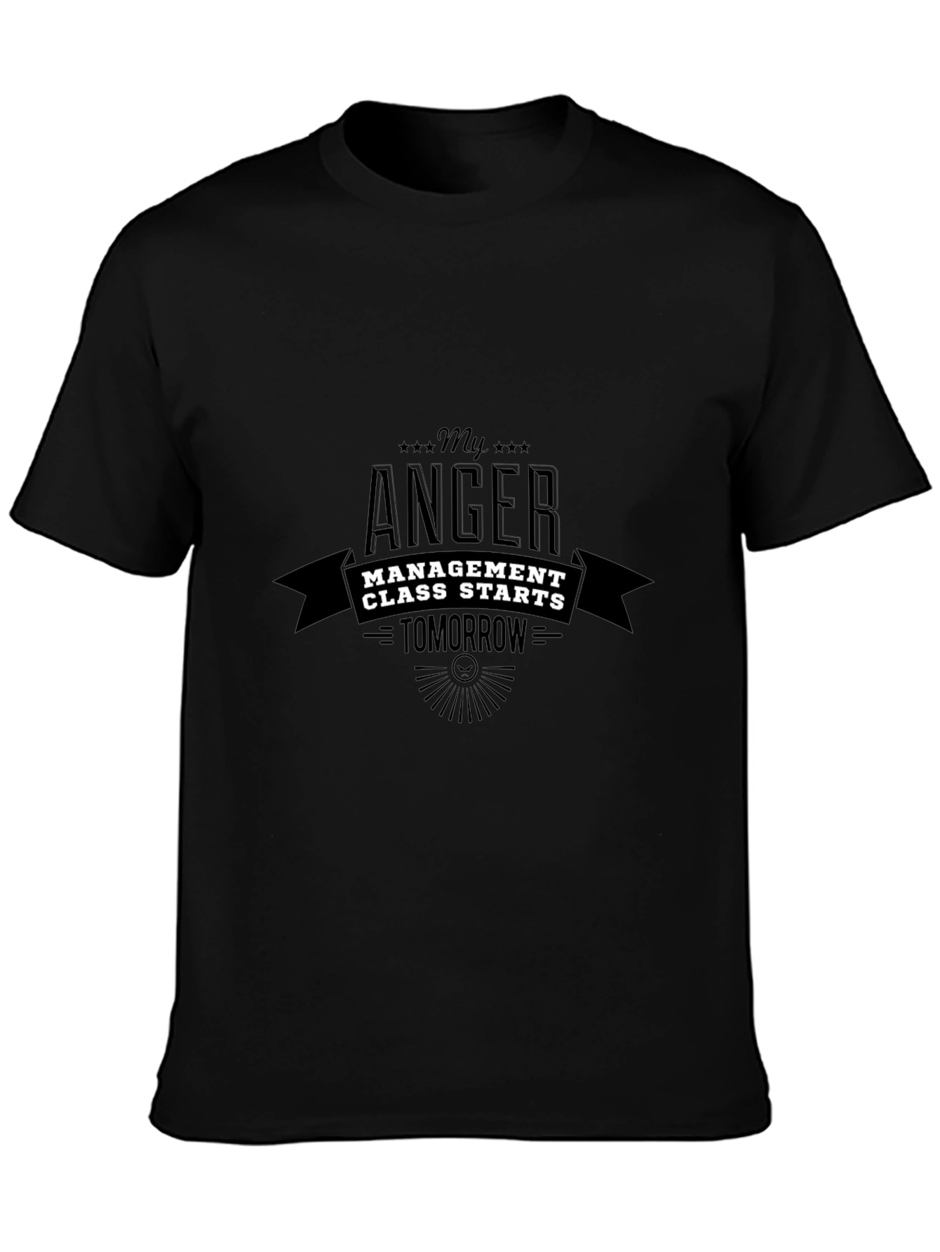 Anger Management Class Funny Graphic Tee