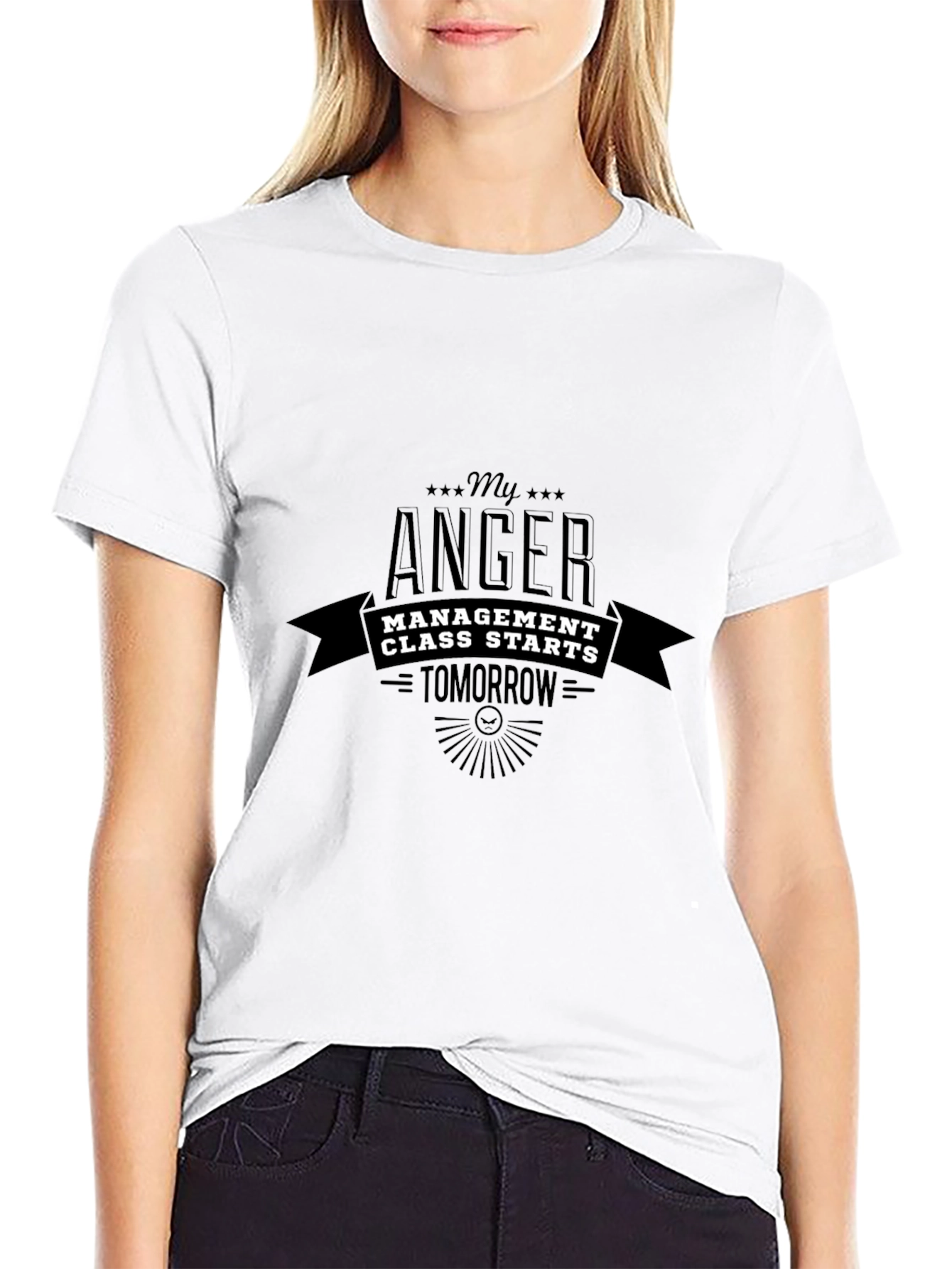 Anger Management Class Funny Graphic Tee