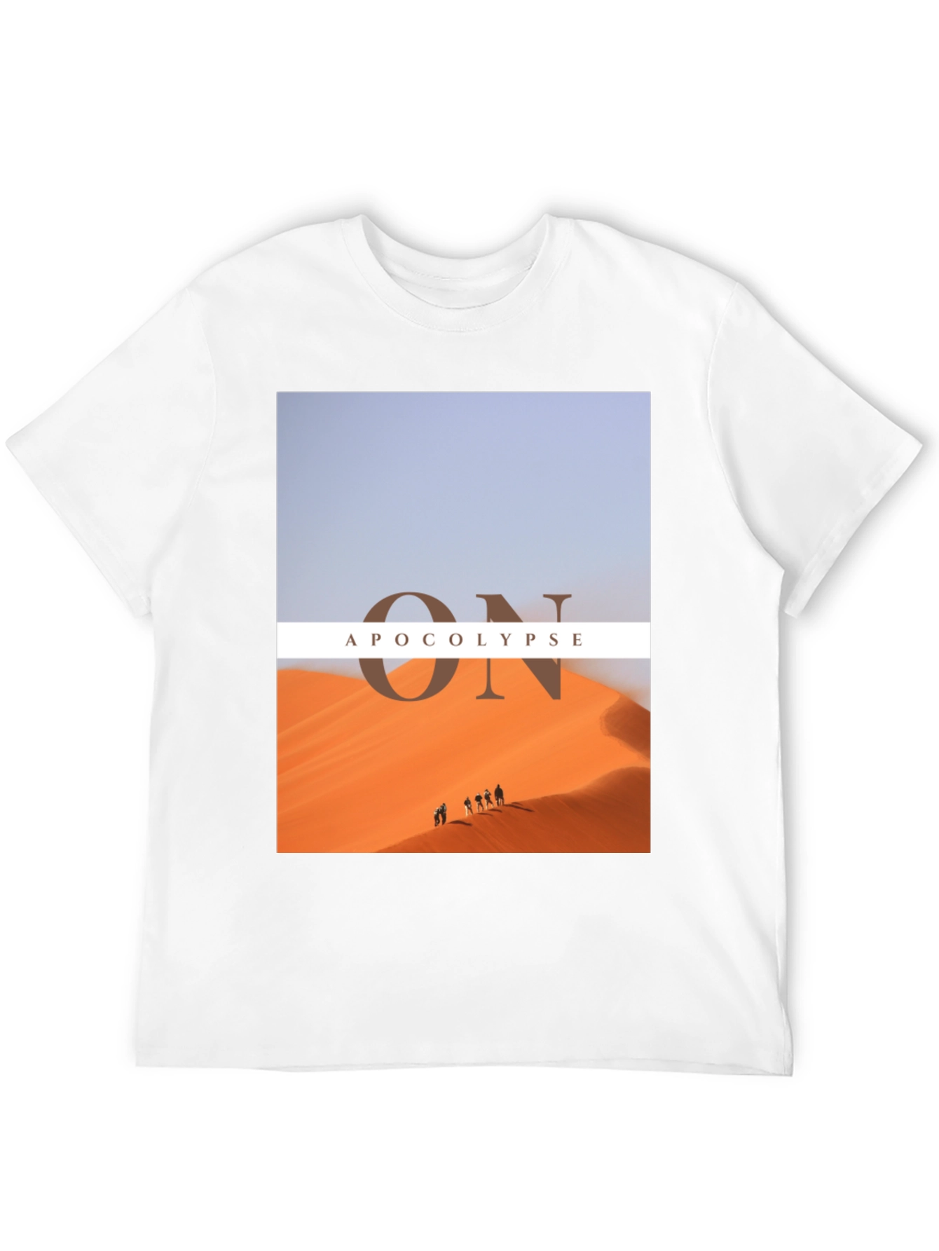 Apocolypse Desert Graphic Print Black Tee