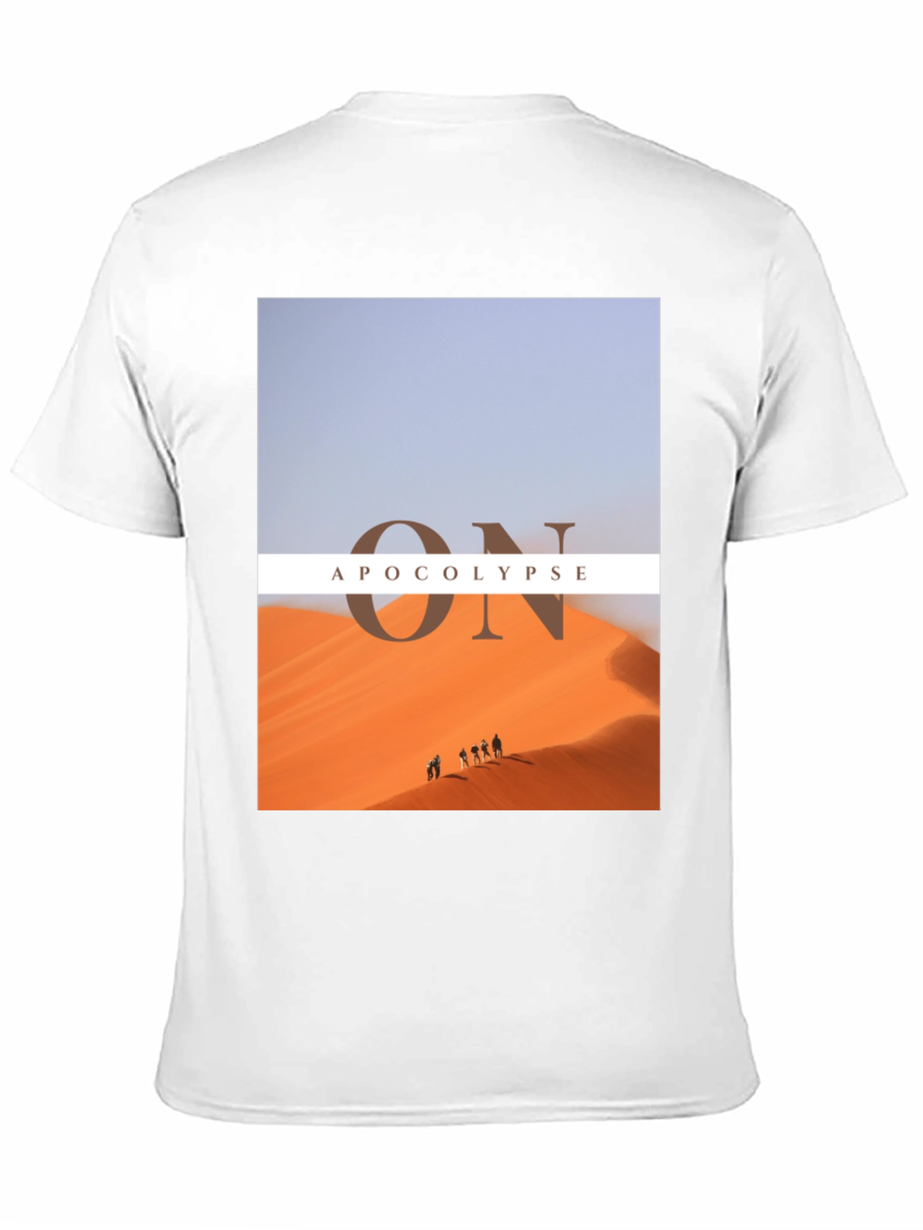 Apocolypse Desert Graphic Print Black Tee