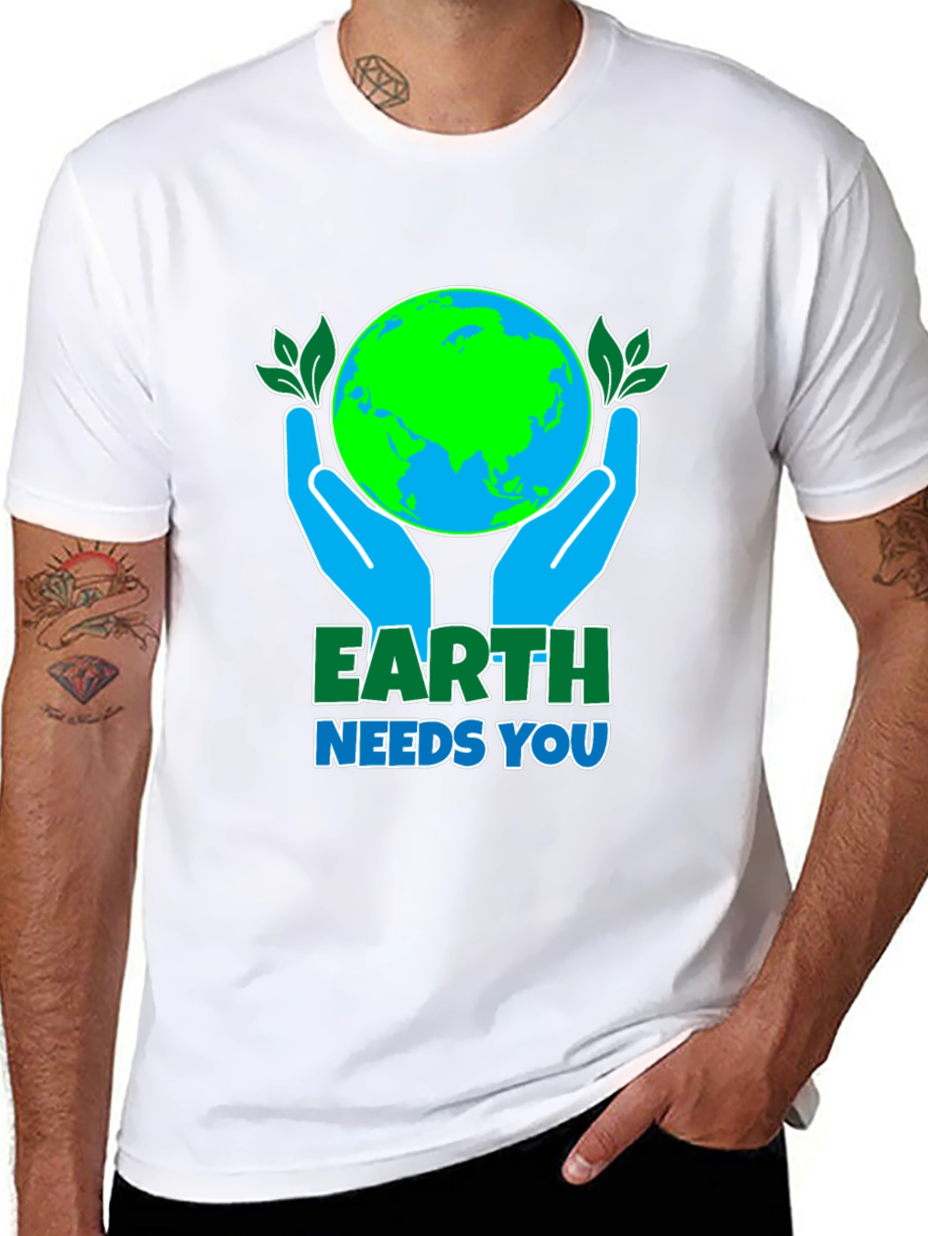 Earth Needs You T-Shirt: Save the Planet Tee