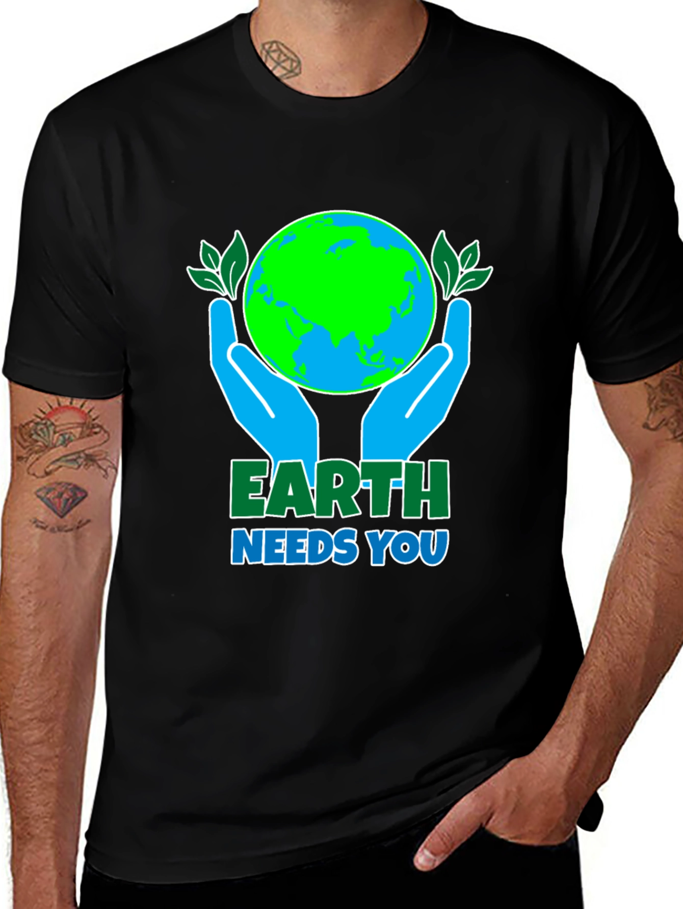 Earth Needs You T-Shirt: Save the Planet Tee
