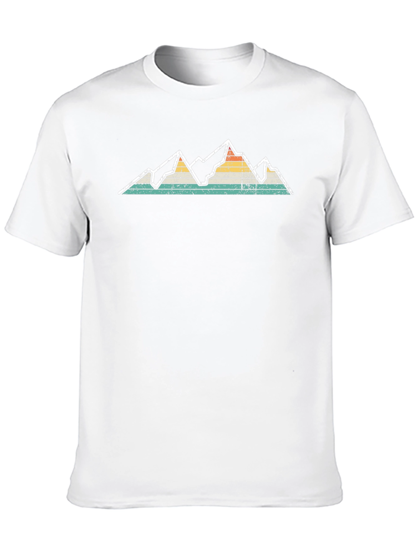Retro Mountain Graphic Tee - Black