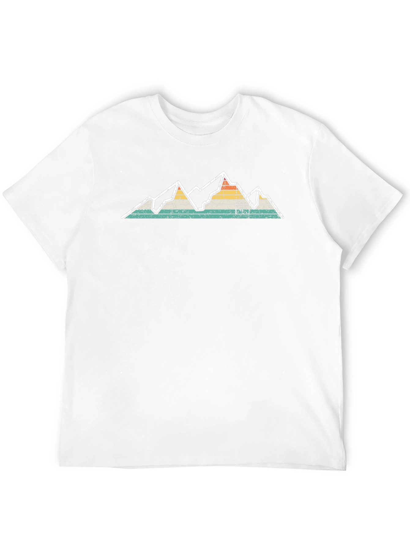Retro Mountain Graphic Tee - Black