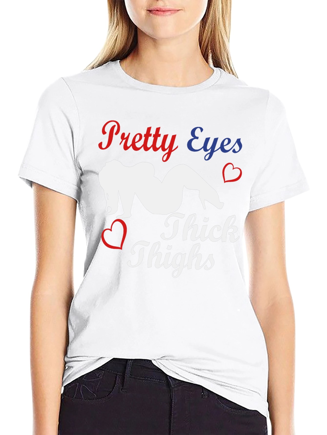 Pretty Eyes Thick Thighs Graphic Tee