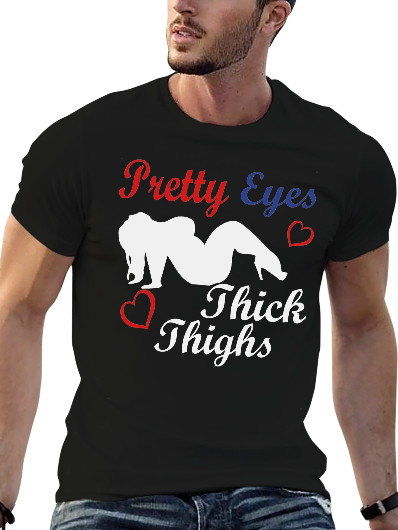 Pretty Eyes Thick Thighs Graphic Tee