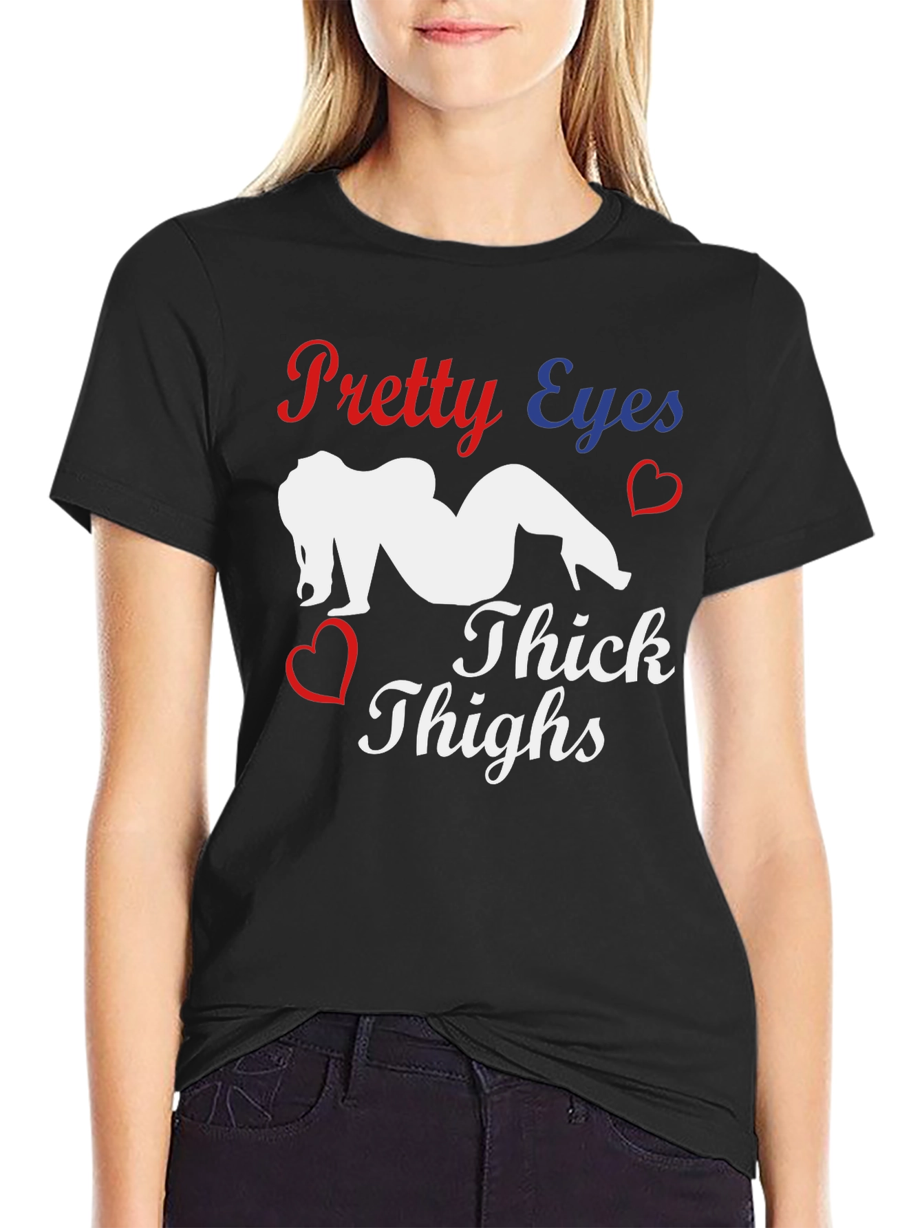 Pretty Eyes Thick Thighs Graphic Tee
