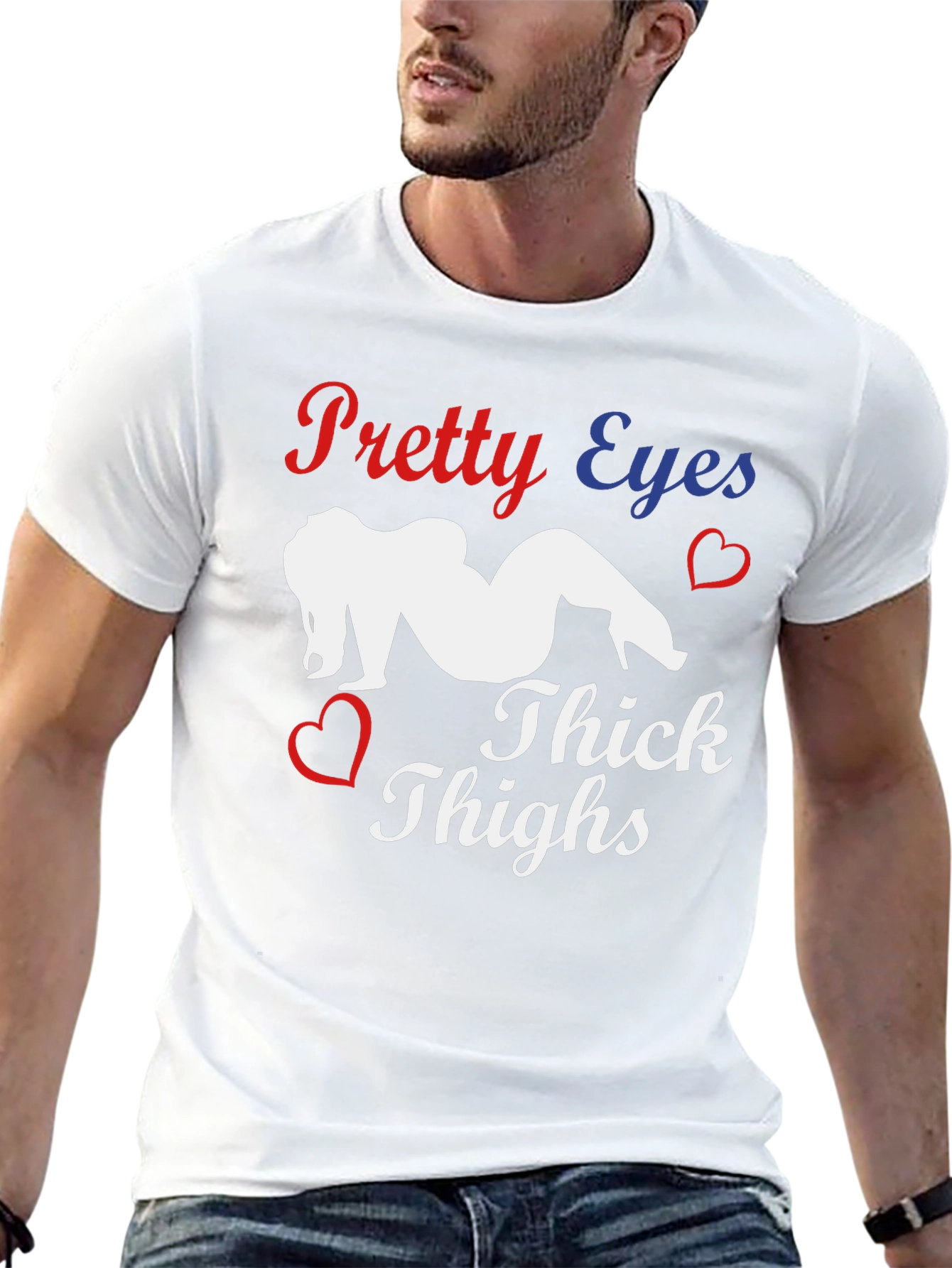 Pretty Eyes Thick Thighs Graphic Tee