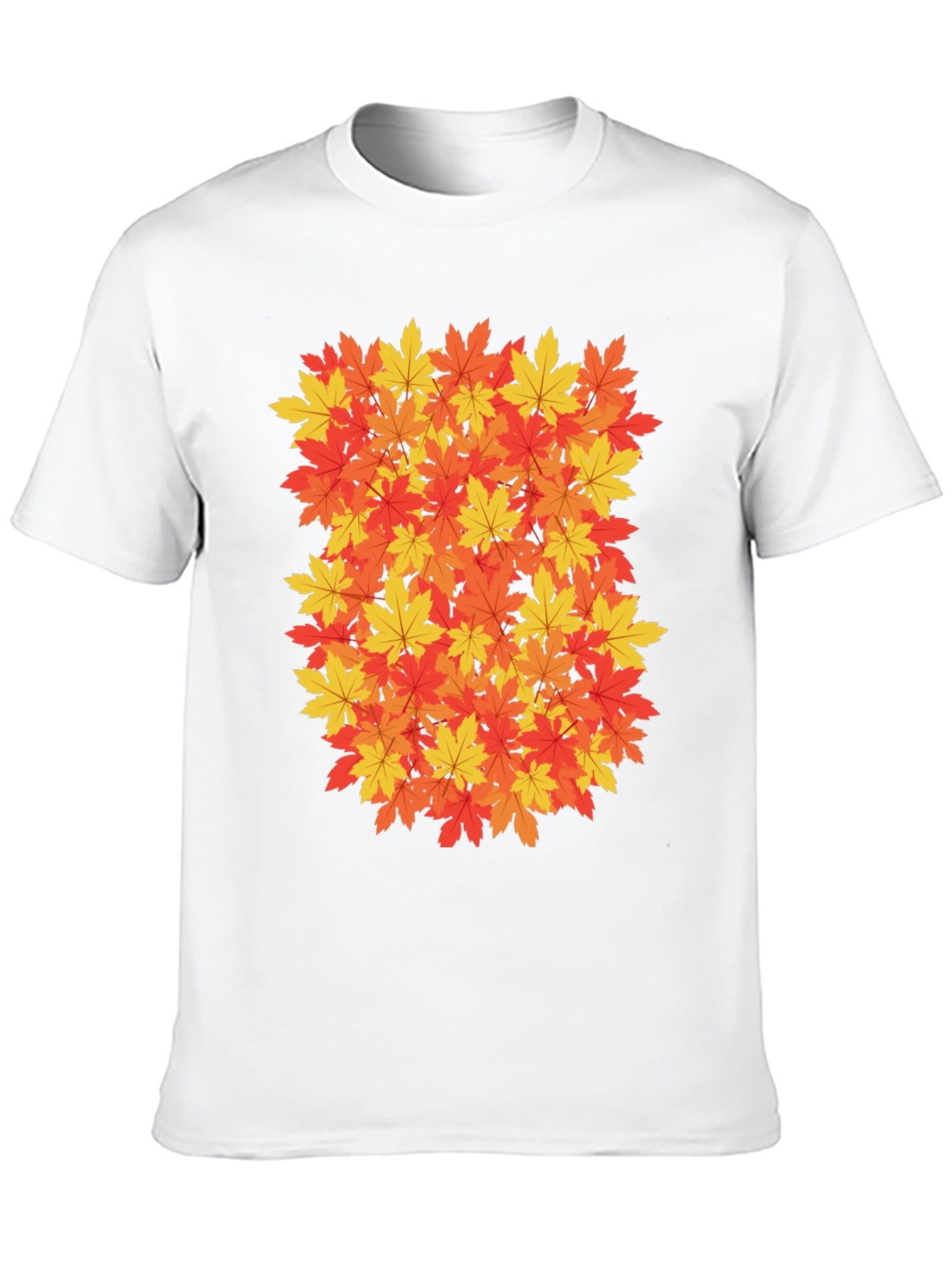 Autumn Leaves Graphic Tee - Fall Season Shirt