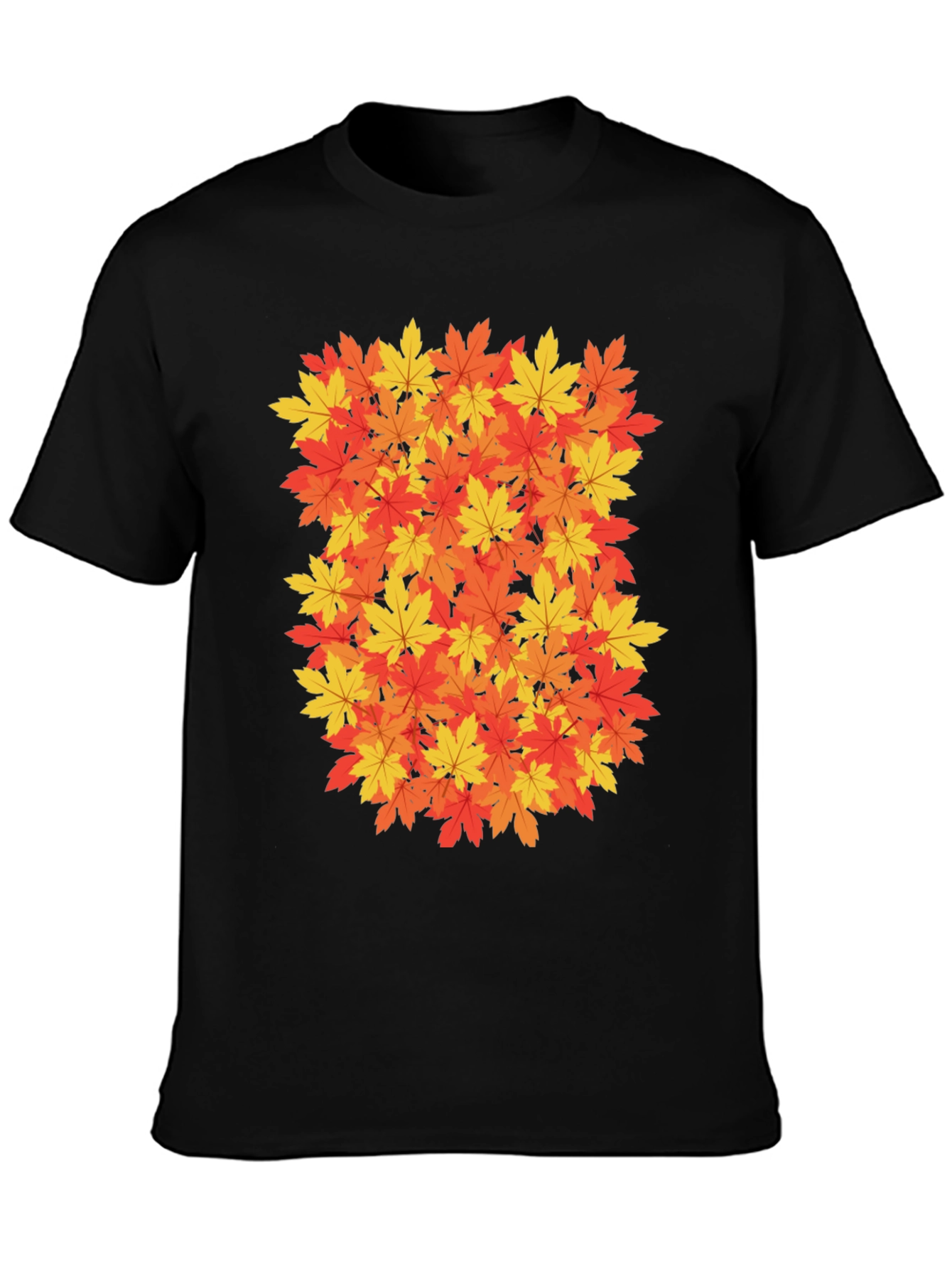 Autumn Leaves Graphic Tee - Fall Season Shirt
