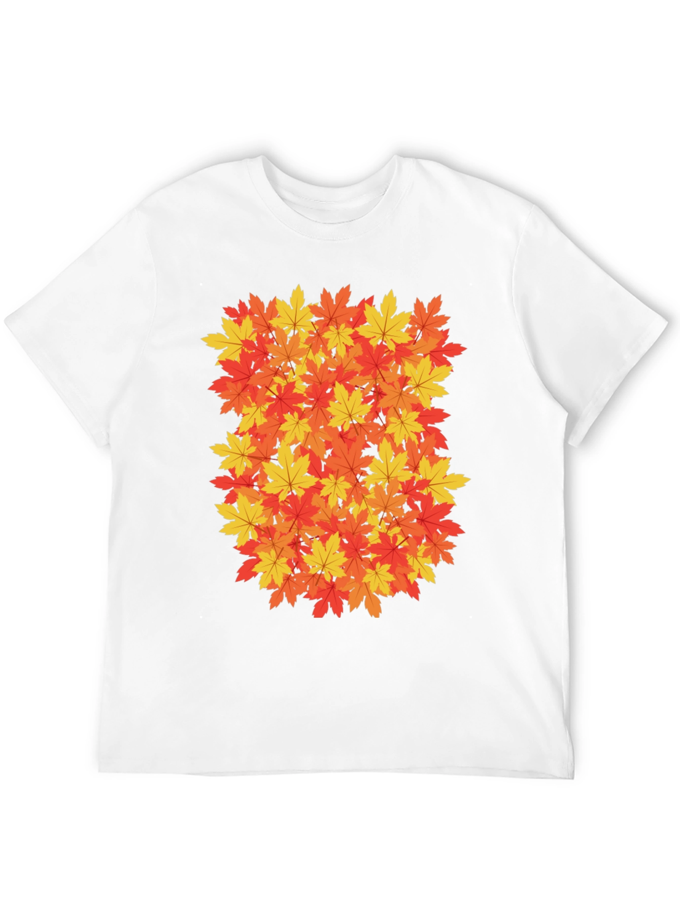Autumn Leaves Graphic Tee - Fall Season Shirt