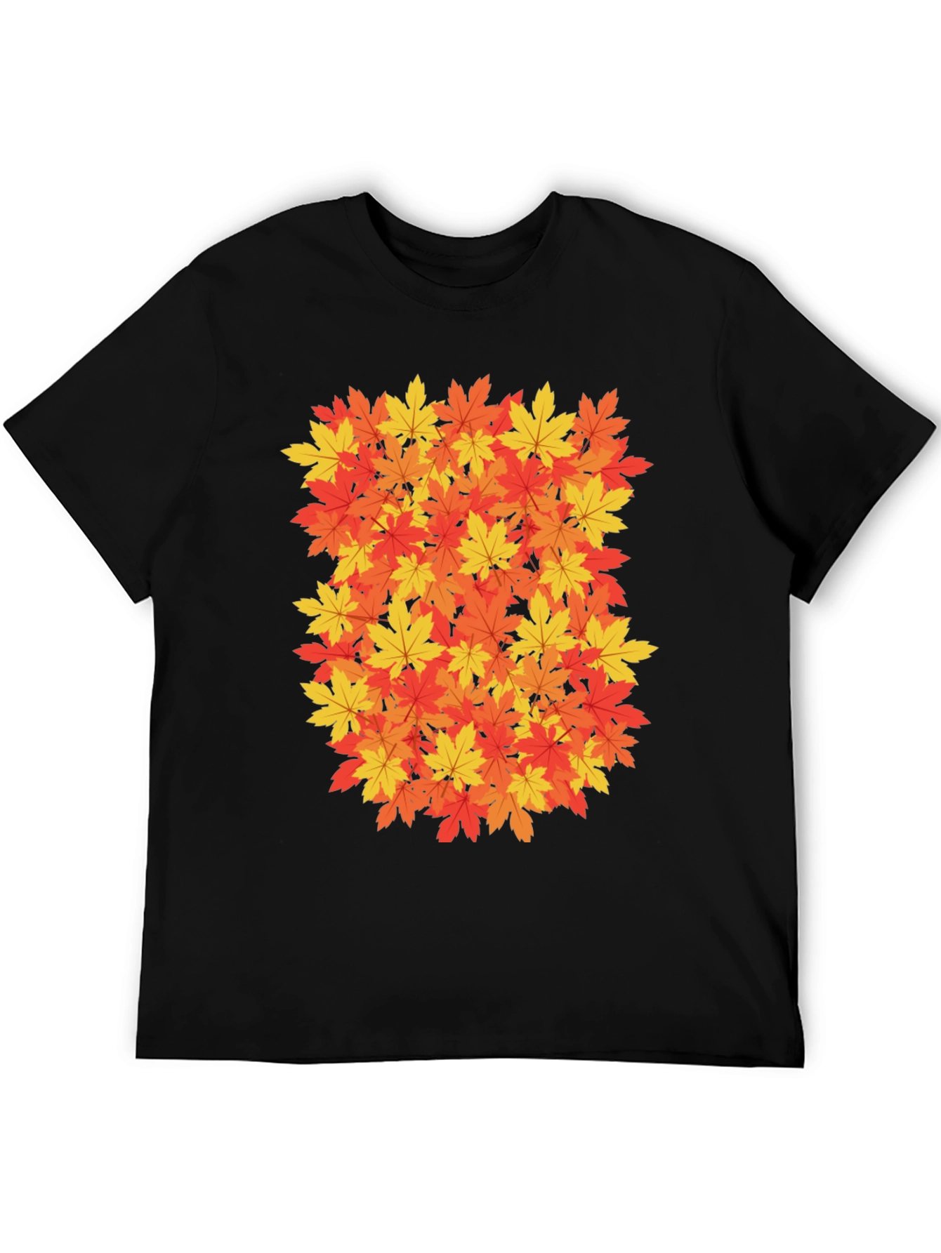 Autumn Leaves Graphic Tee - Fall Season Shirt
