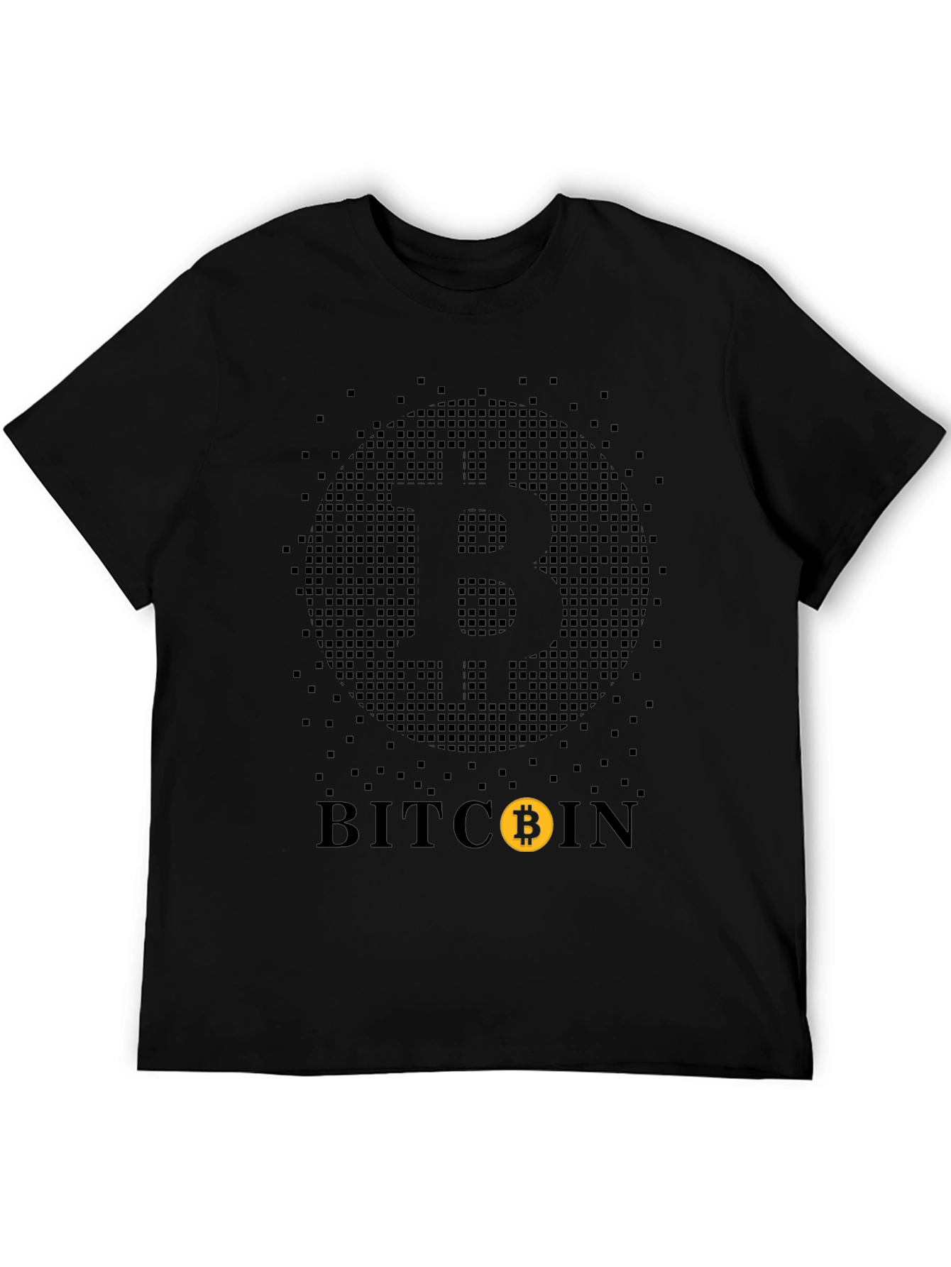 Bitcoin Pixelated T-Shirt - Crypto Currency Tee