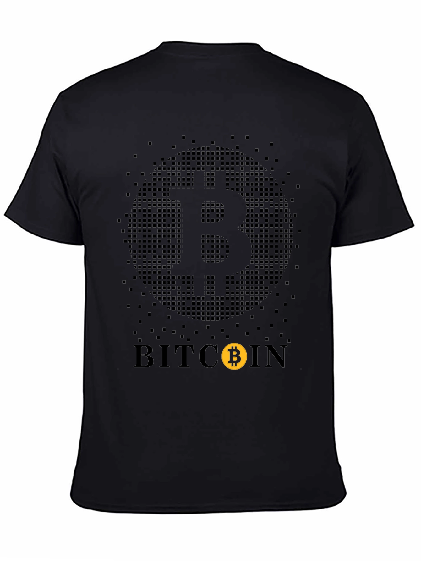 Bitcoin Pixelated T-Shirt - Crypto Currency Tee