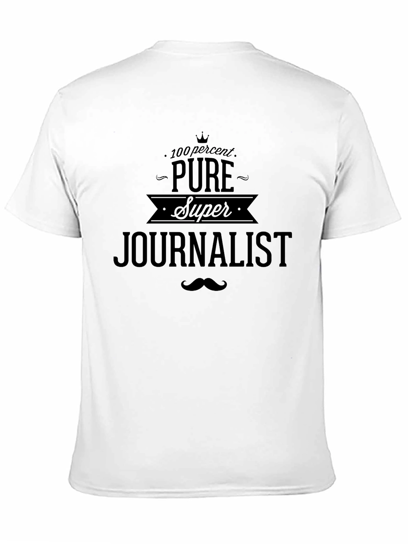 Pure Super Journalist Graphic Tee - Black