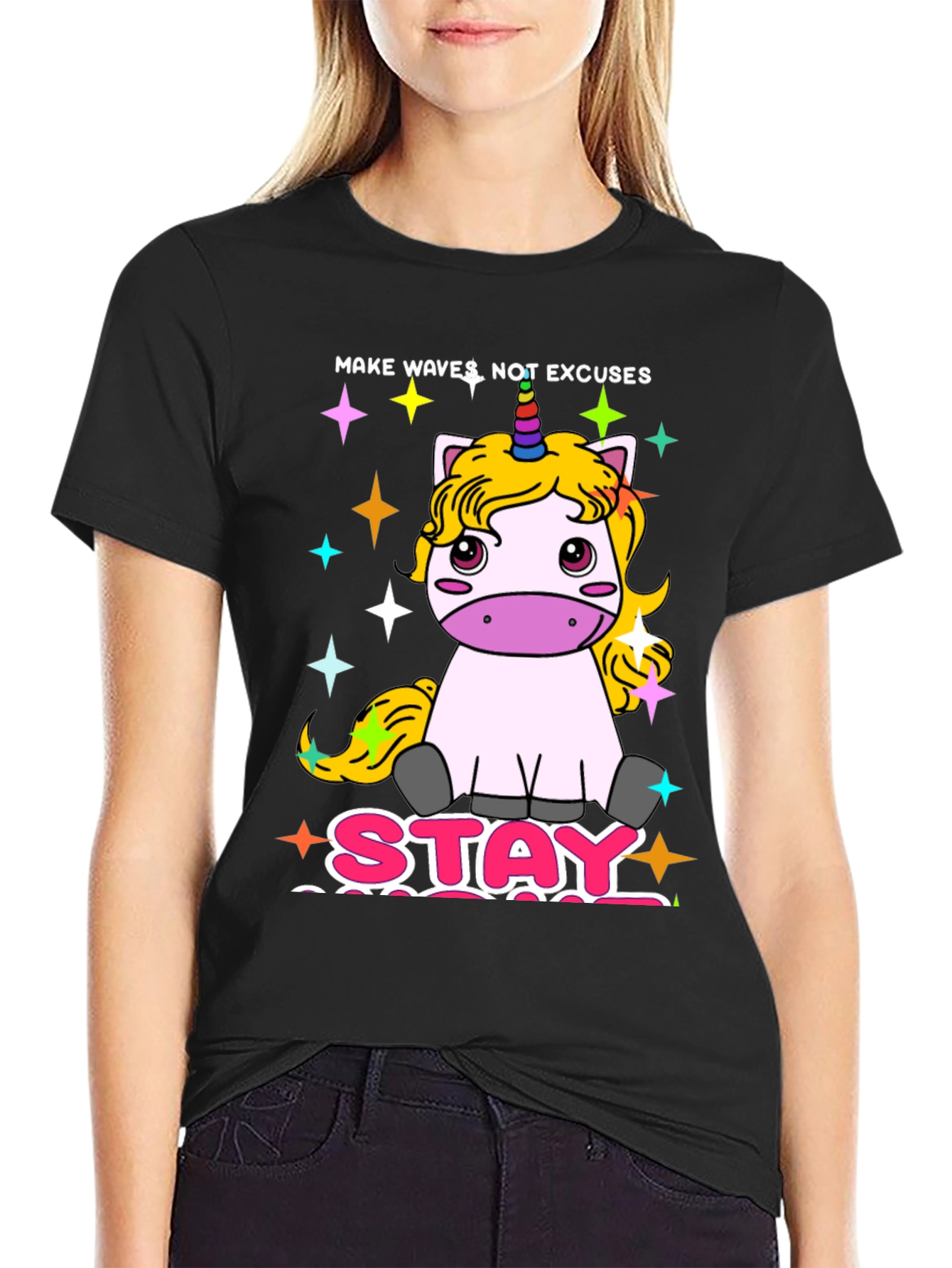 Unicorn Stay Cool Graphic T-Shirt