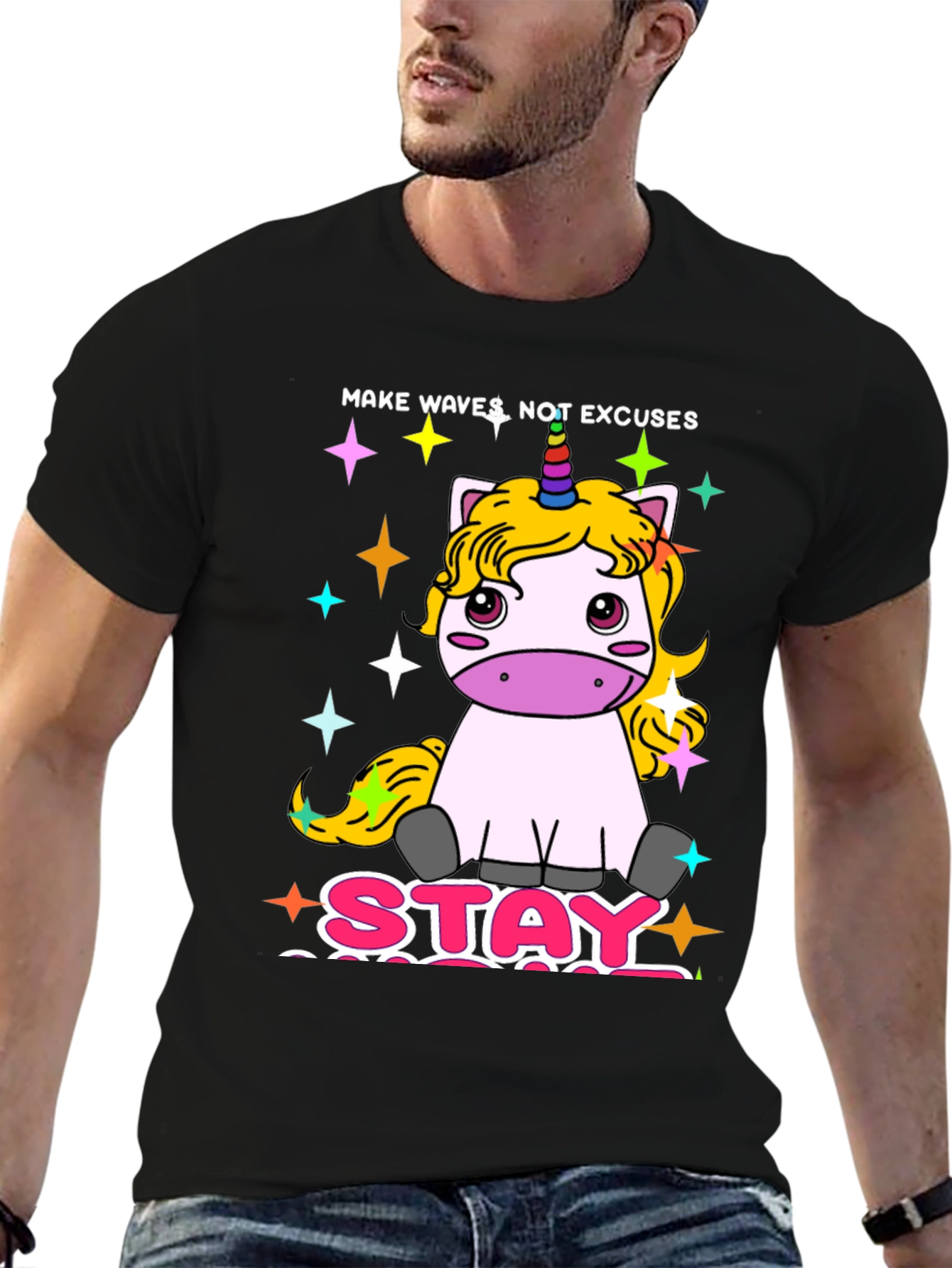 Unicorn Stay Cool Graphic T-Shirt
