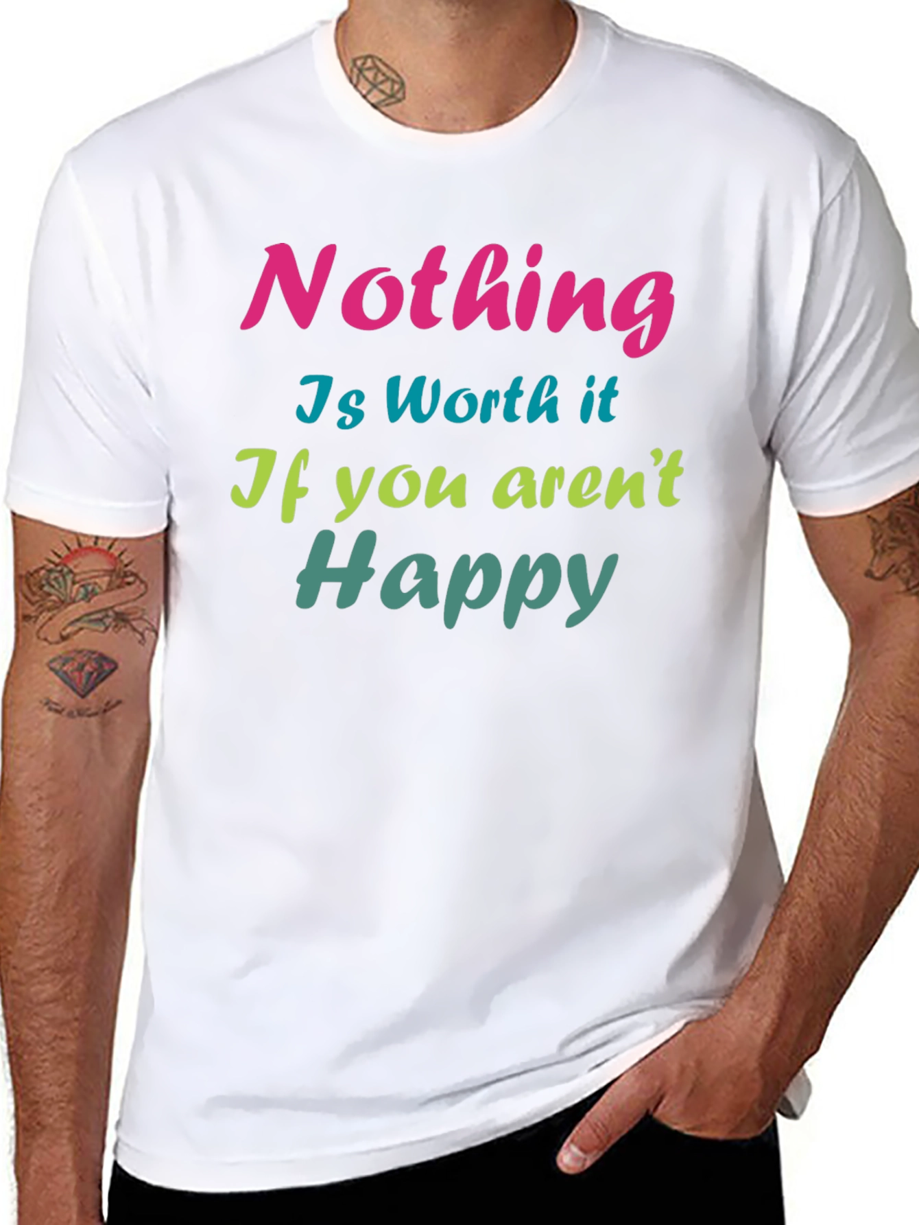 Inspirational Nothing is Worth it Graphic Tee
