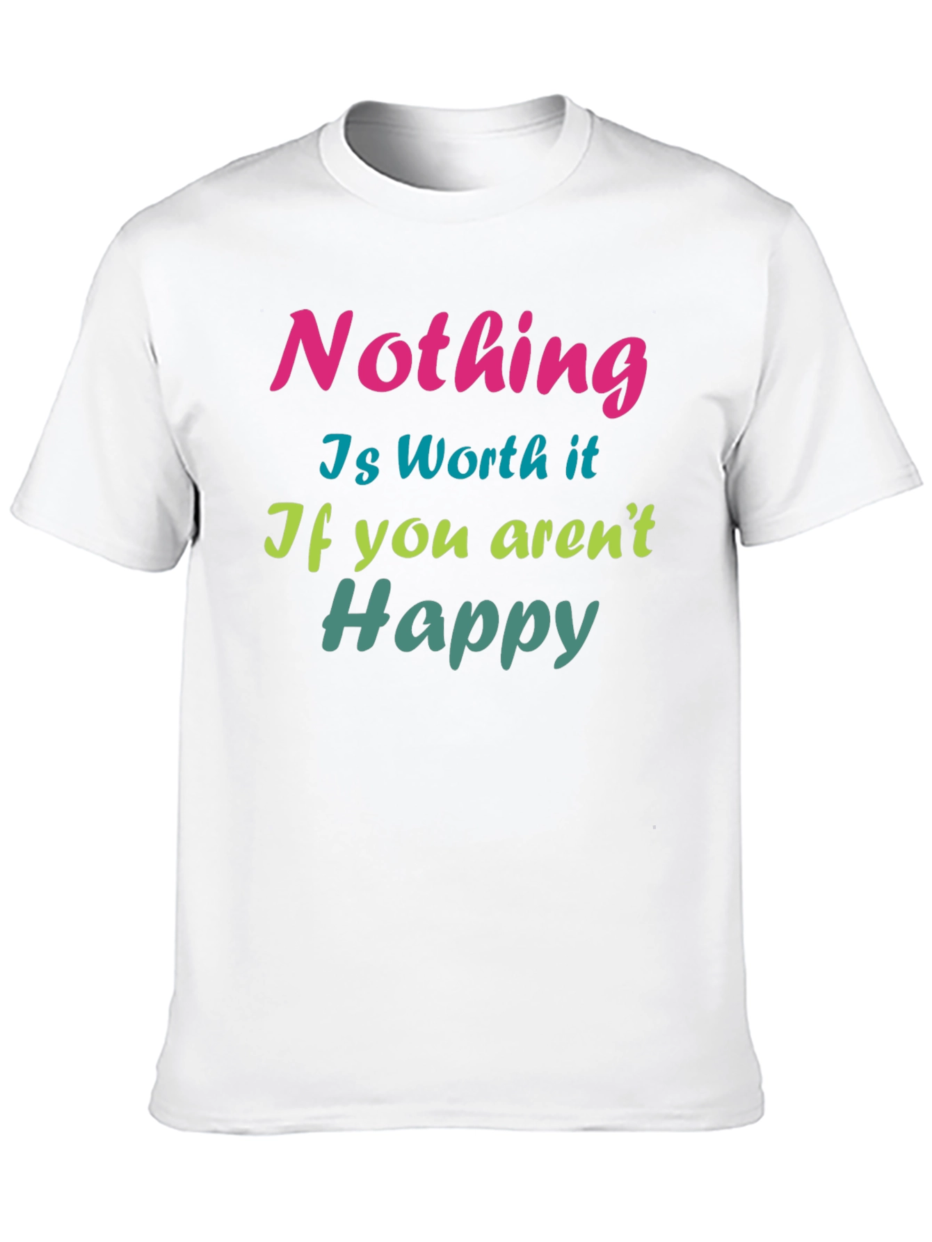 Inspirational Nothing is Worth it Graphic Tee