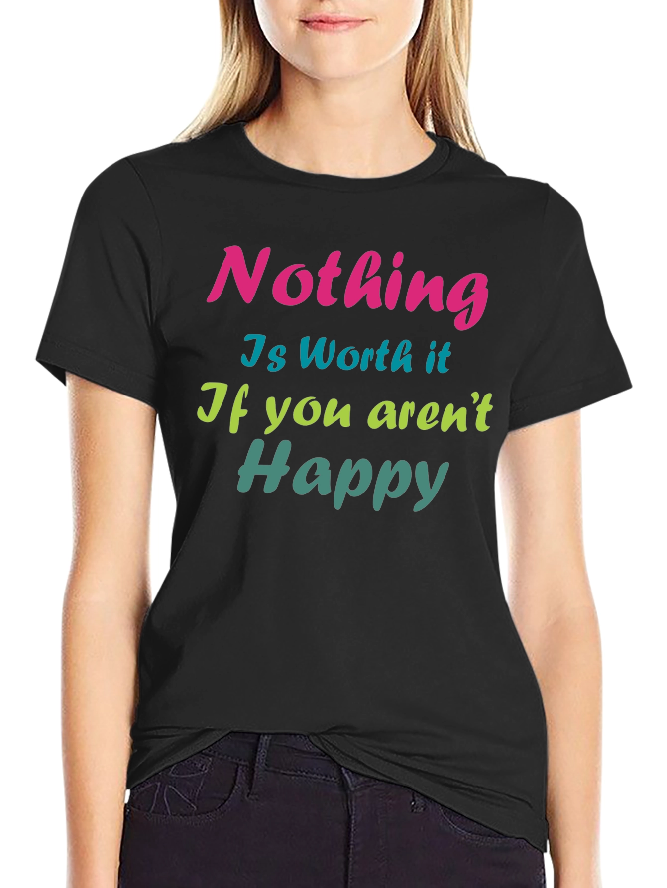 Inspirational Nothing is Worth it Graphic Tee
