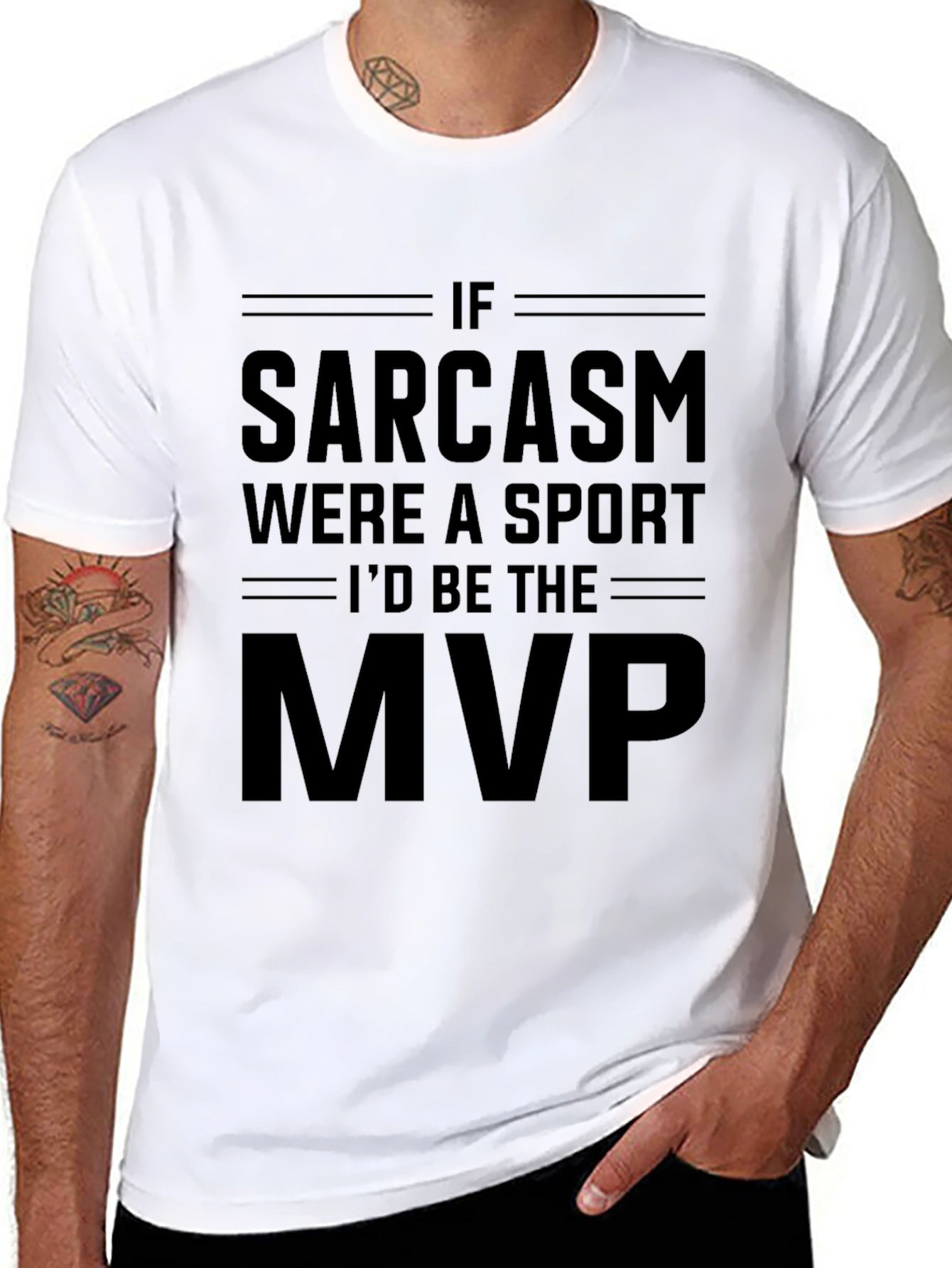 Sarcasm MVP Graphic T-Shirt - Funny Humor Tee