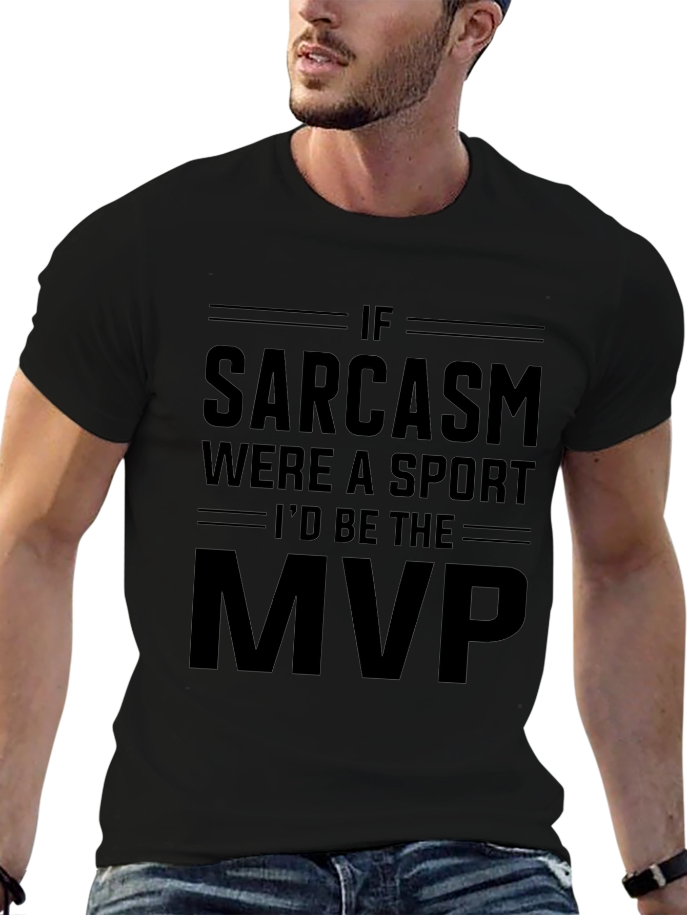 Sarcasm MVP Graphic T-Shirt - Funny Humor Tee