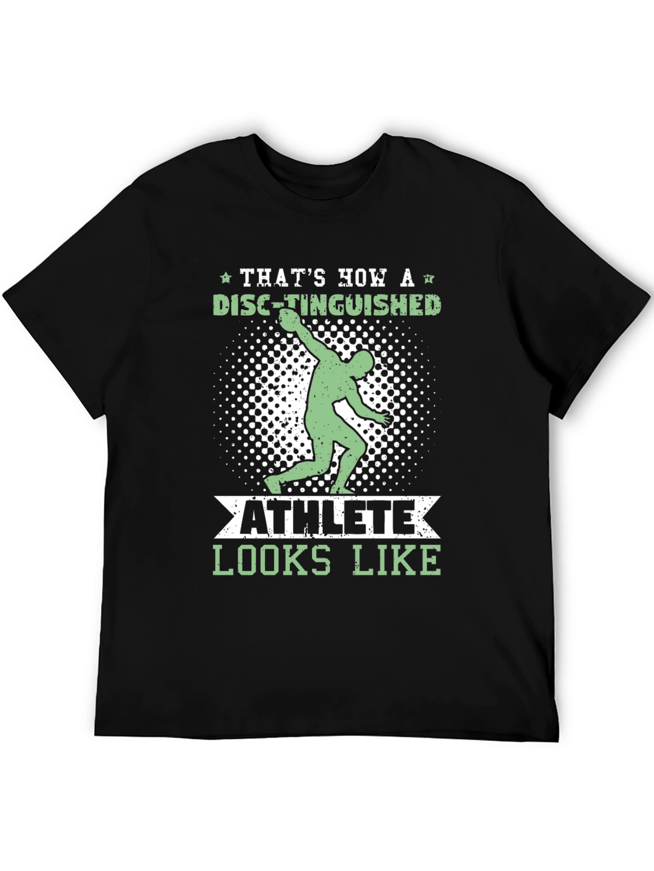 Disc-tinguished Athlete T-Shirt Funny Thrower Tee