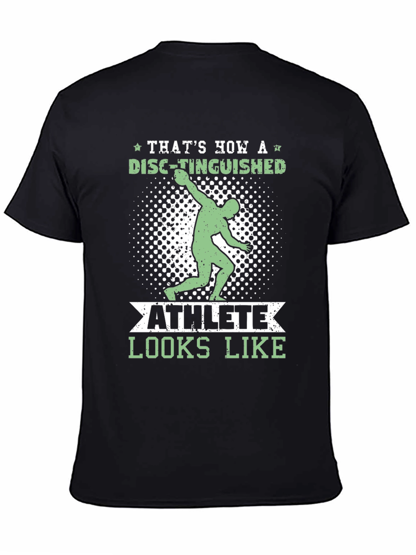 Disc-tinguished Athlete T-Shirt Funny Thrower Tee