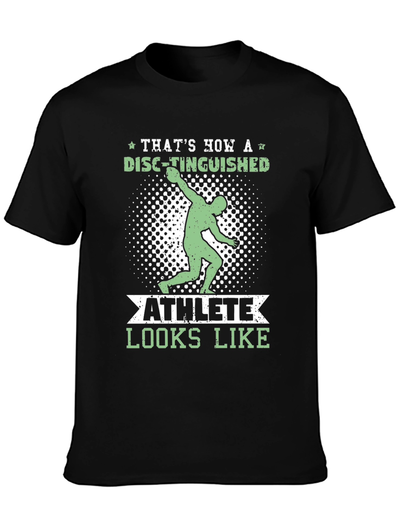Disc-tinguished Athlete T-Shirt Funny Thrower Tee