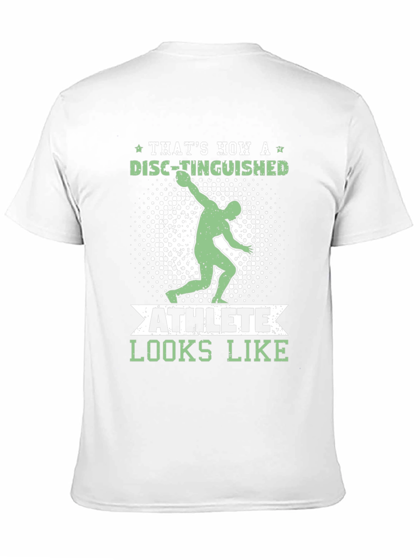 Disc-tinguished Athlete T-Shirt Funny Thrower Tee