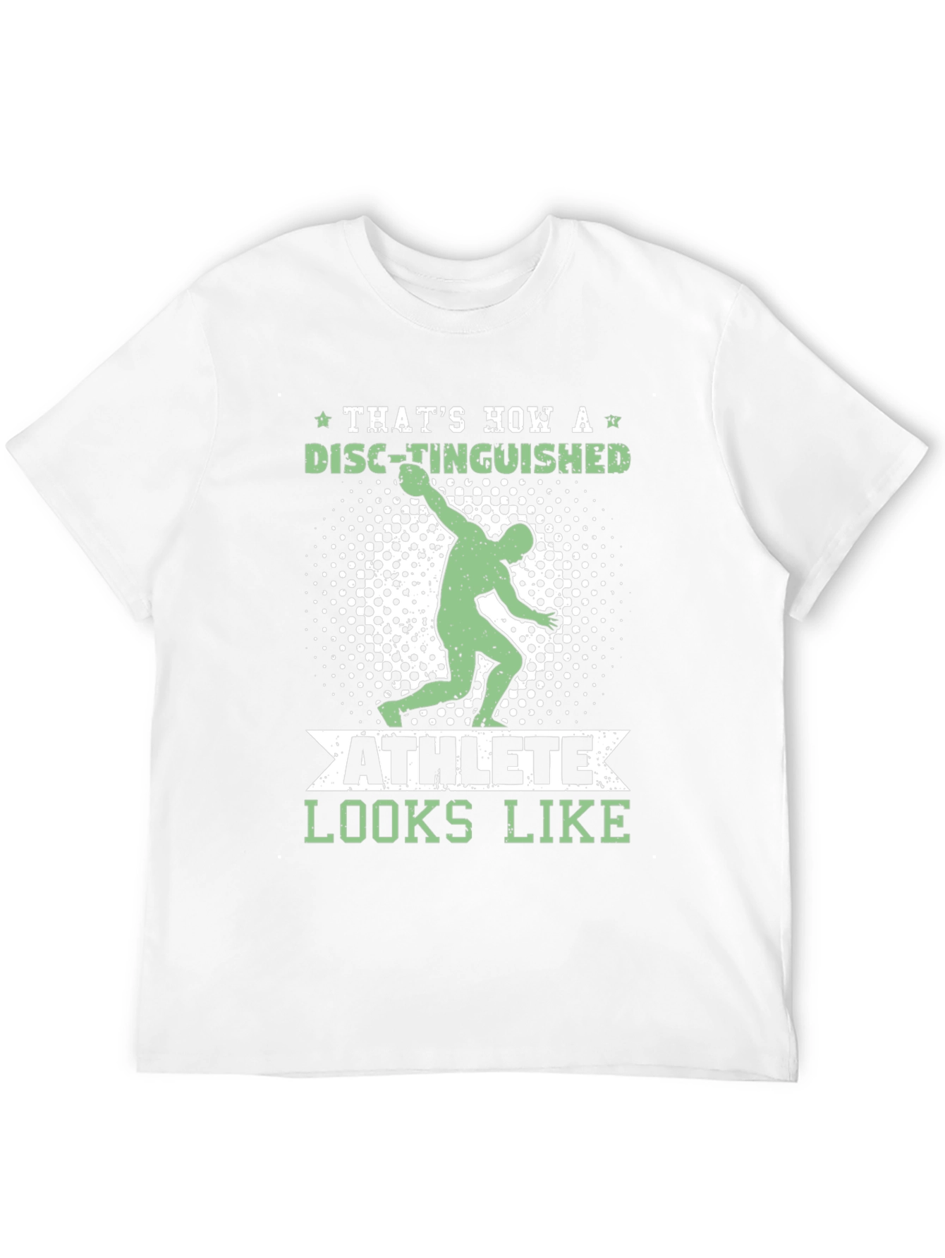 Disc-tinguished Athlete T-Shirt Funny Thrower Tee