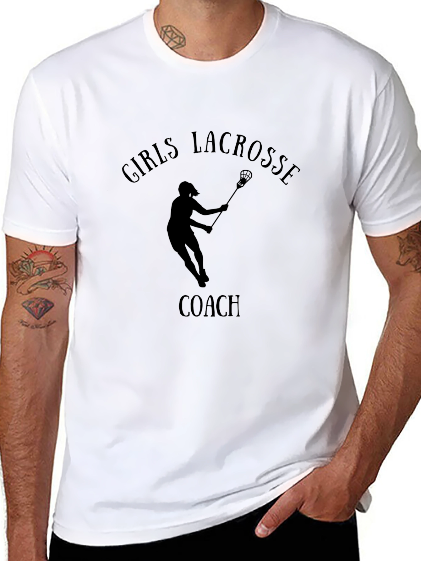 Girls Lacrosse Coach T-Shirt