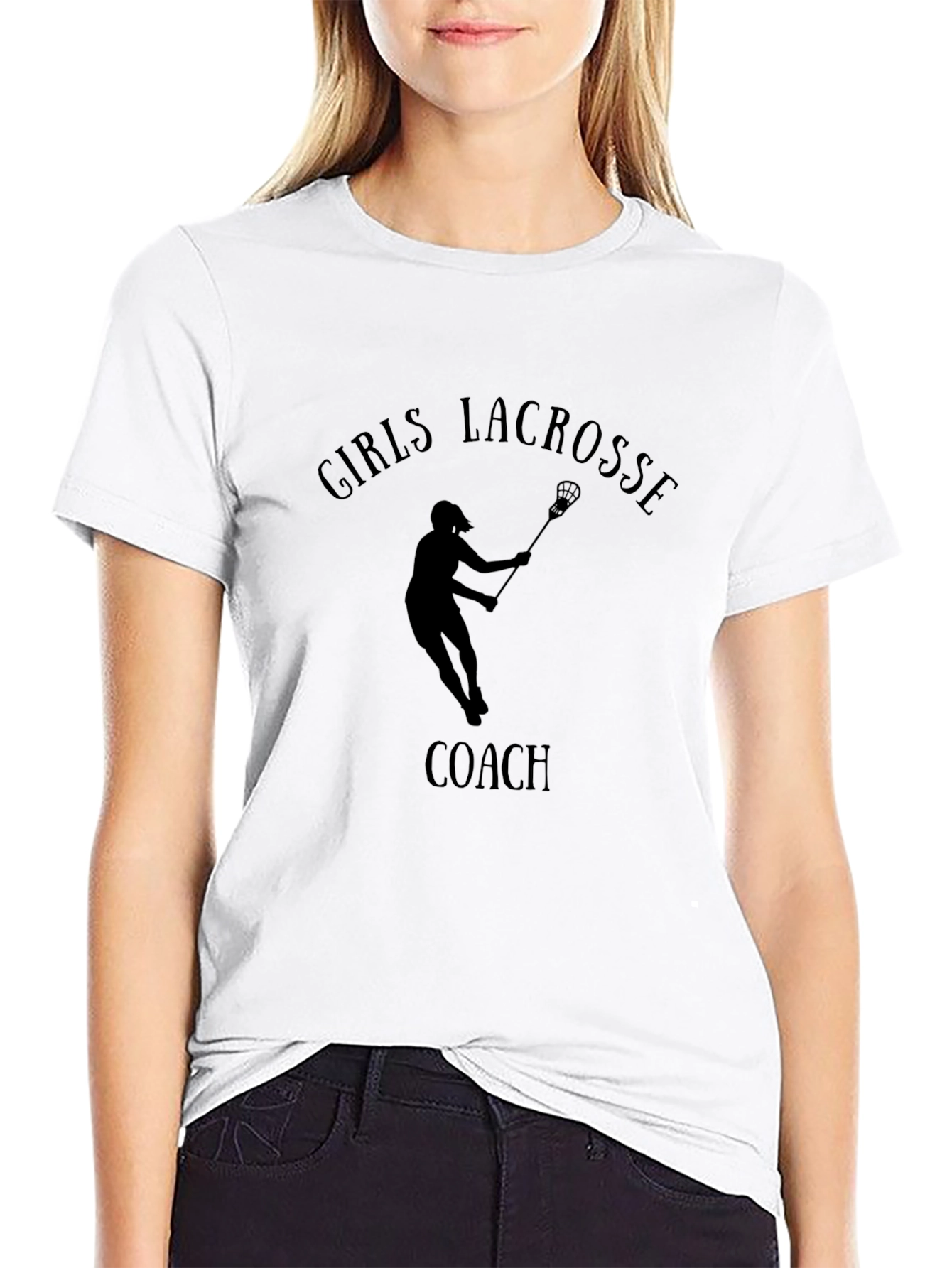 Girls Lacrosse Coach T-Shirt