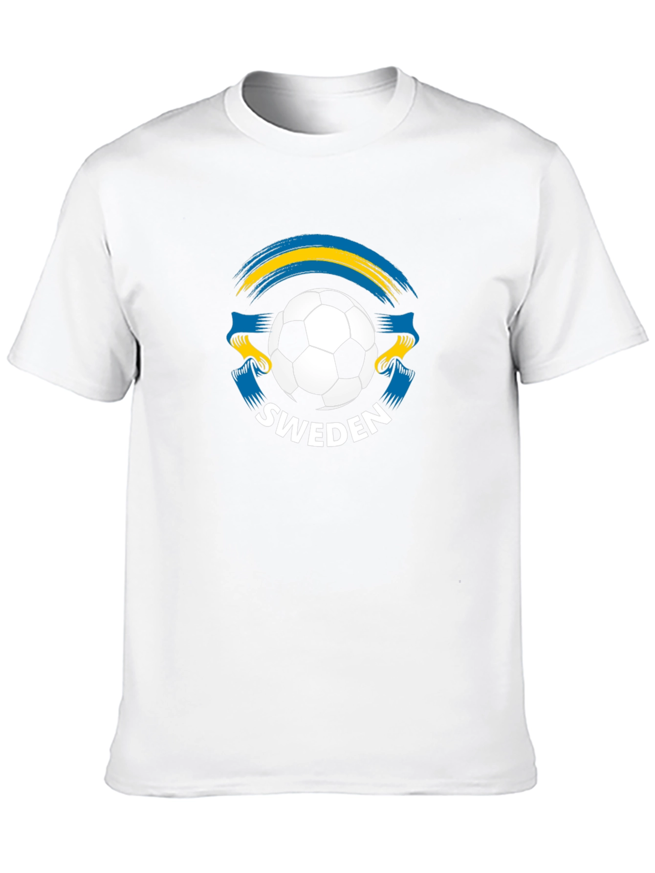 Sweden Soccer T-Shirt - Black Football Fan Apparel
