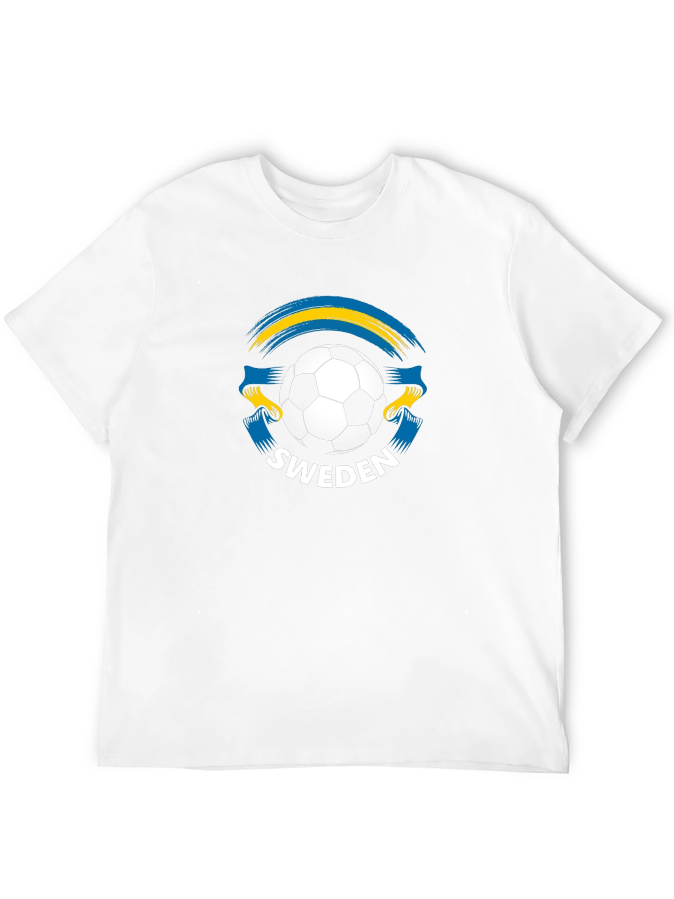 Sweden Soccer T-Shirt - Black Football Fan Apparel