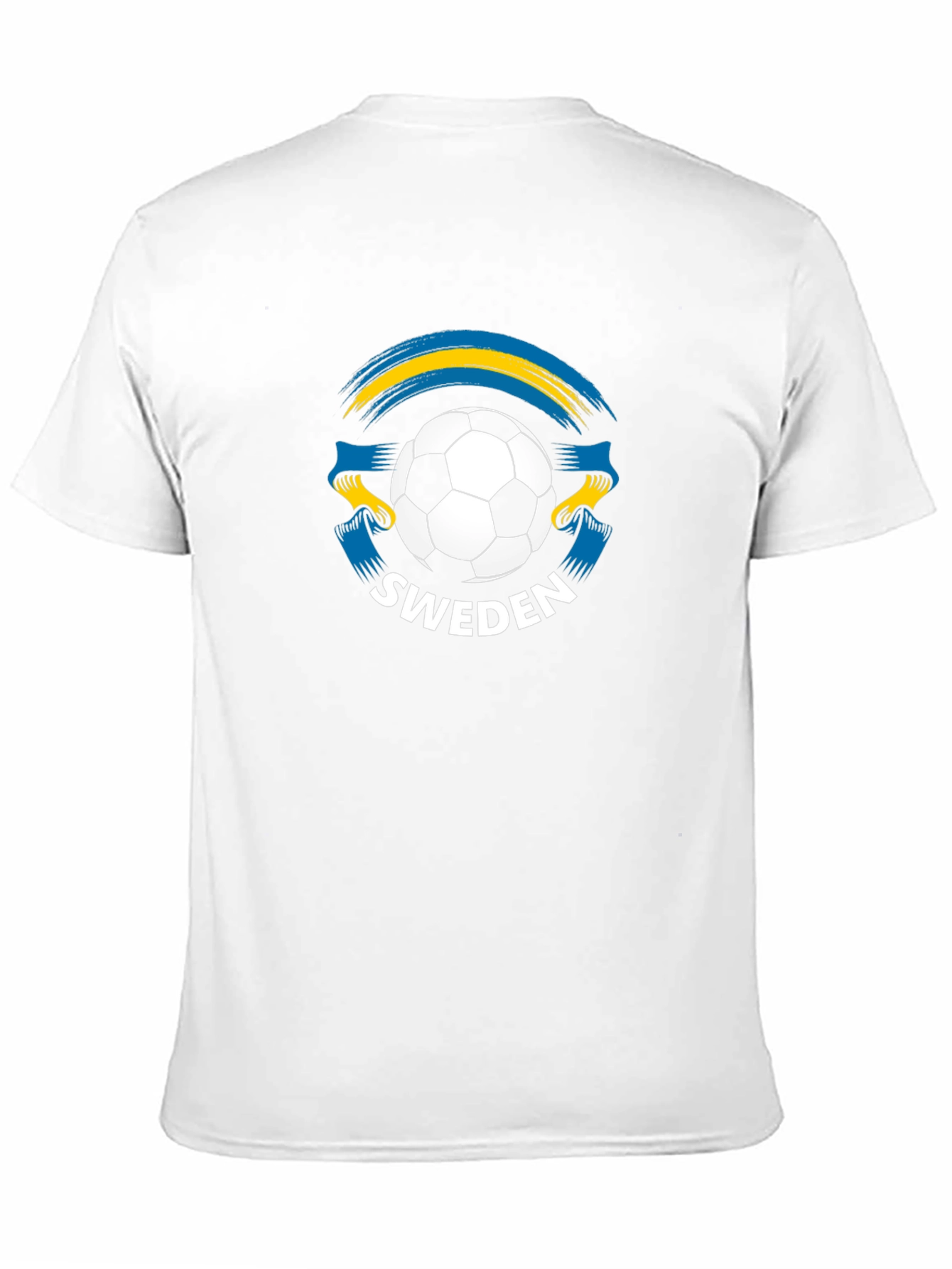 Sweden Soccer T-Shirt - Black Football Fan Apparel