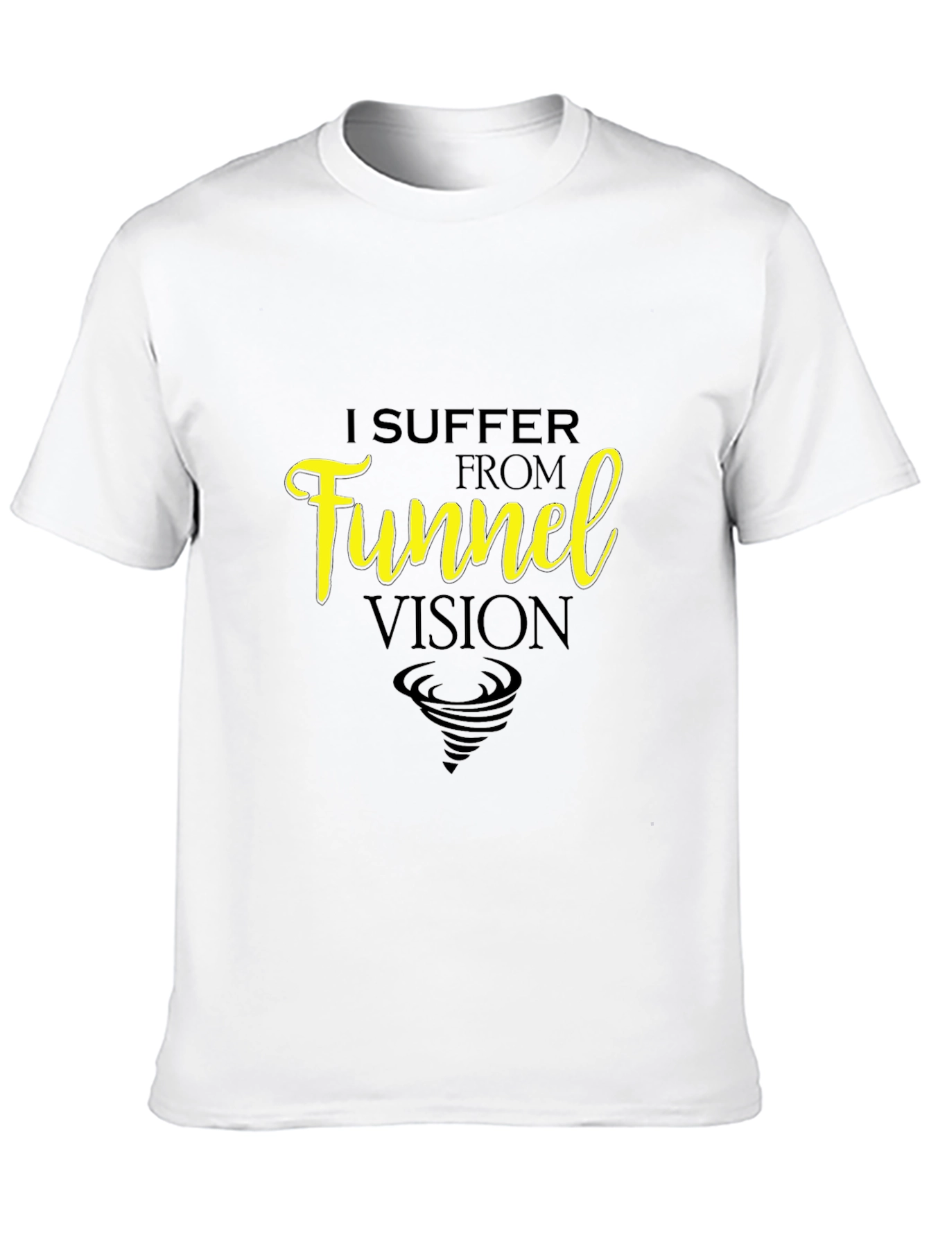 Funnel Vision Graphic T-Shirt - Black