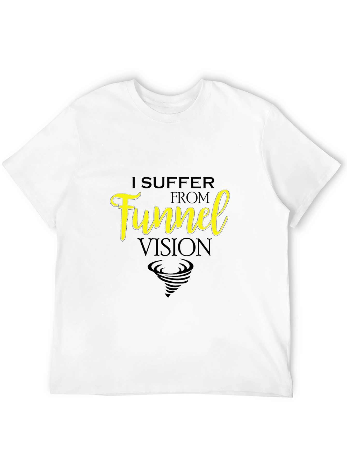Funnel Vision Graphic T-Shirt - Black