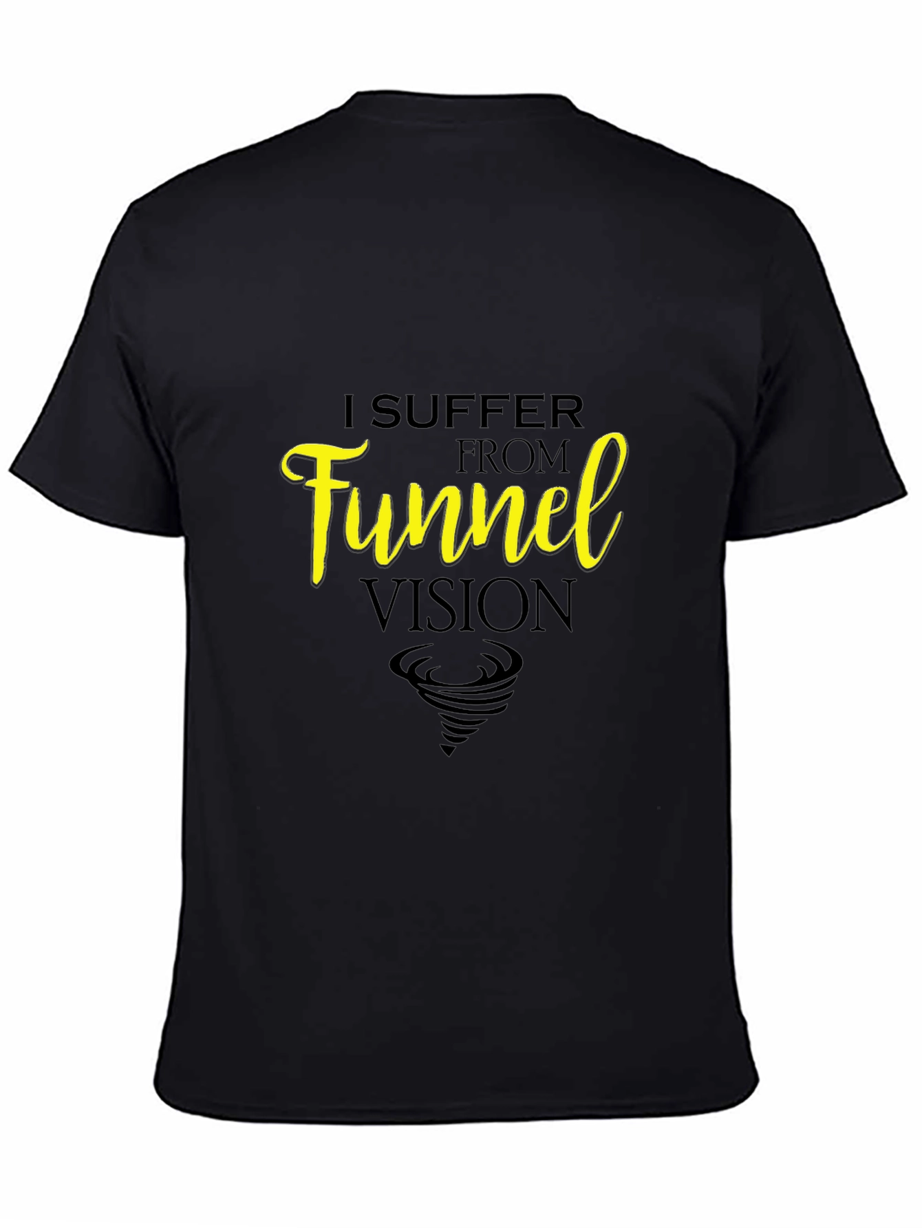 Funnel Vision Graphic T-Shirt - Black