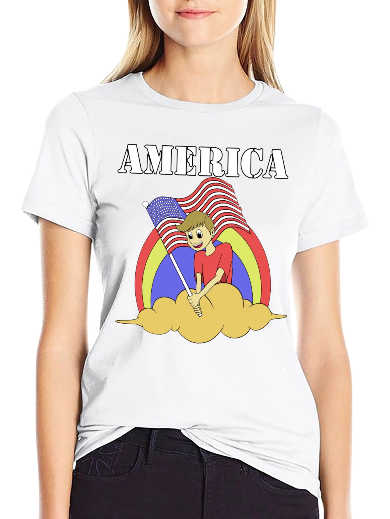 American Pride Graphic T-Shirt
