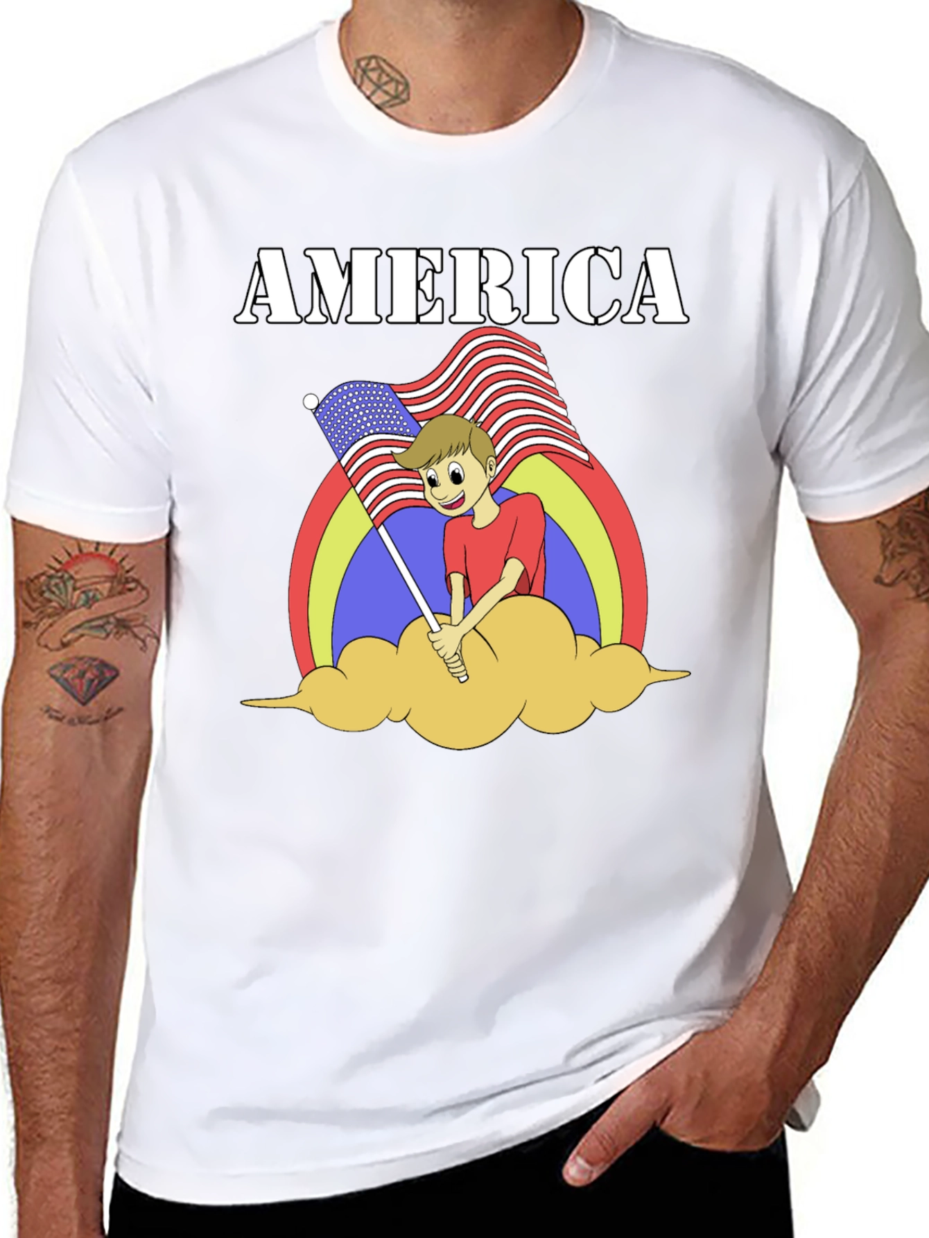 American Pride Graphic T-Shirt