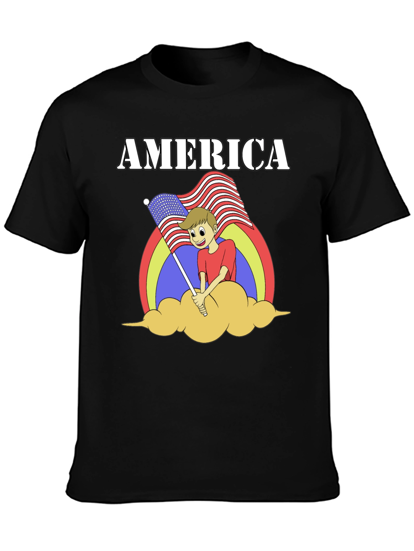 American Pride Graphic T-Shirt