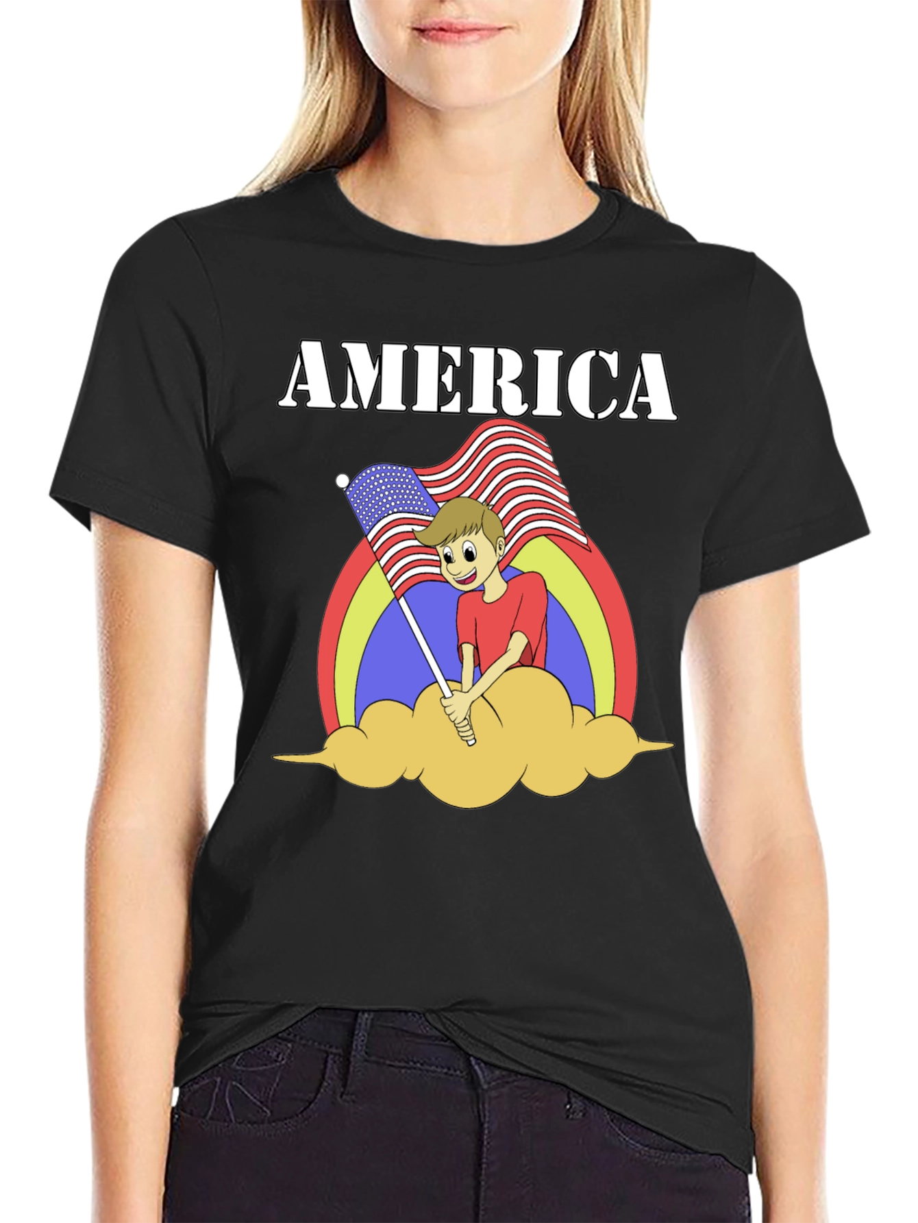 American Pride Graphic T-Shirt