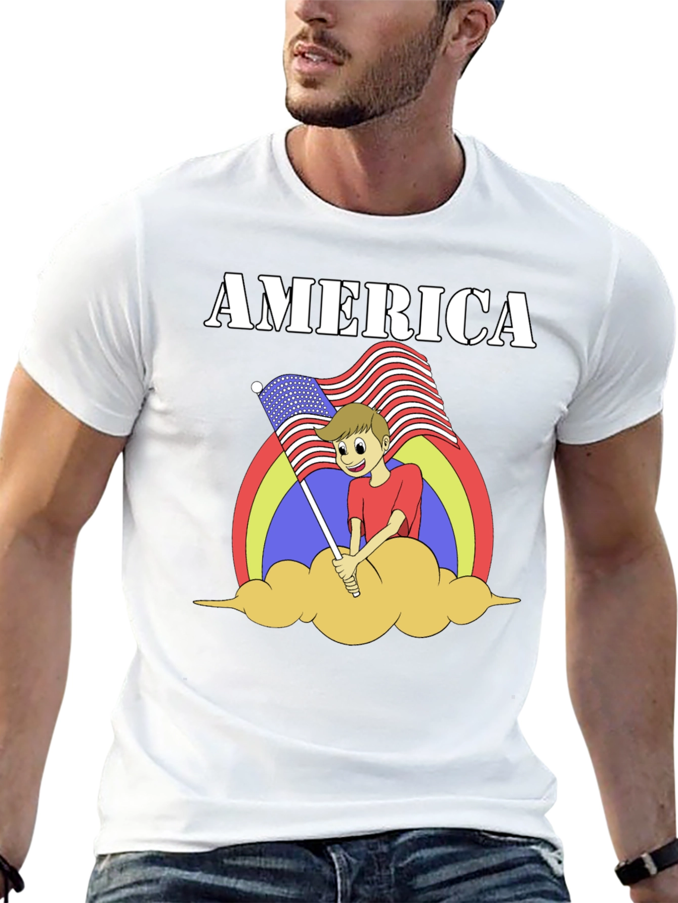 American Pride Graphic T-Shirt