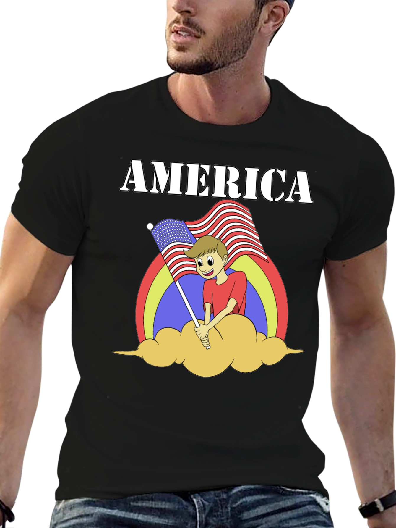 American Pride Graphic T-Shirt