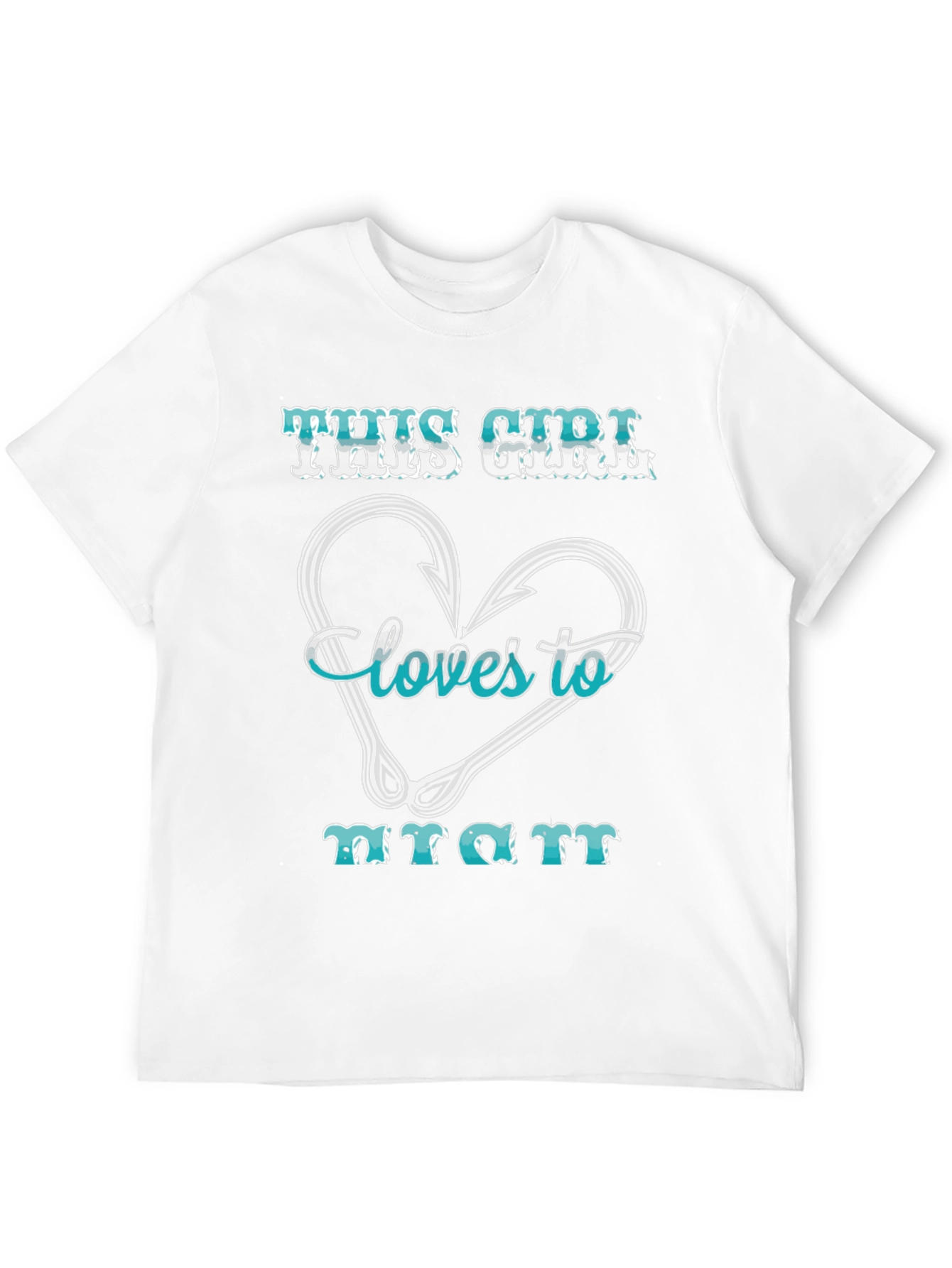 Fishing Girl T-Shirt: Loves to Hunt