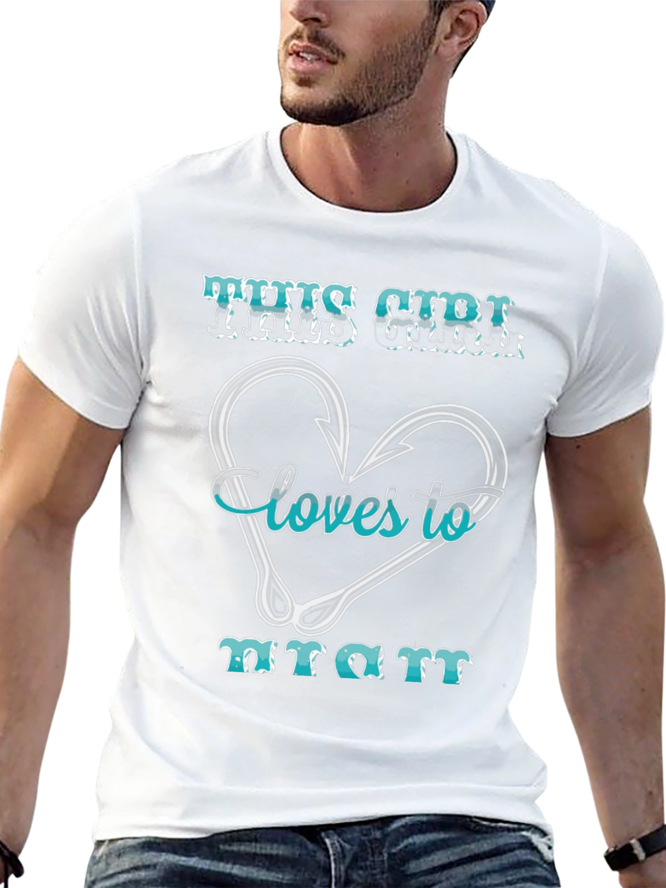 Fishing Girl T-Shirt: Loves to Hunt