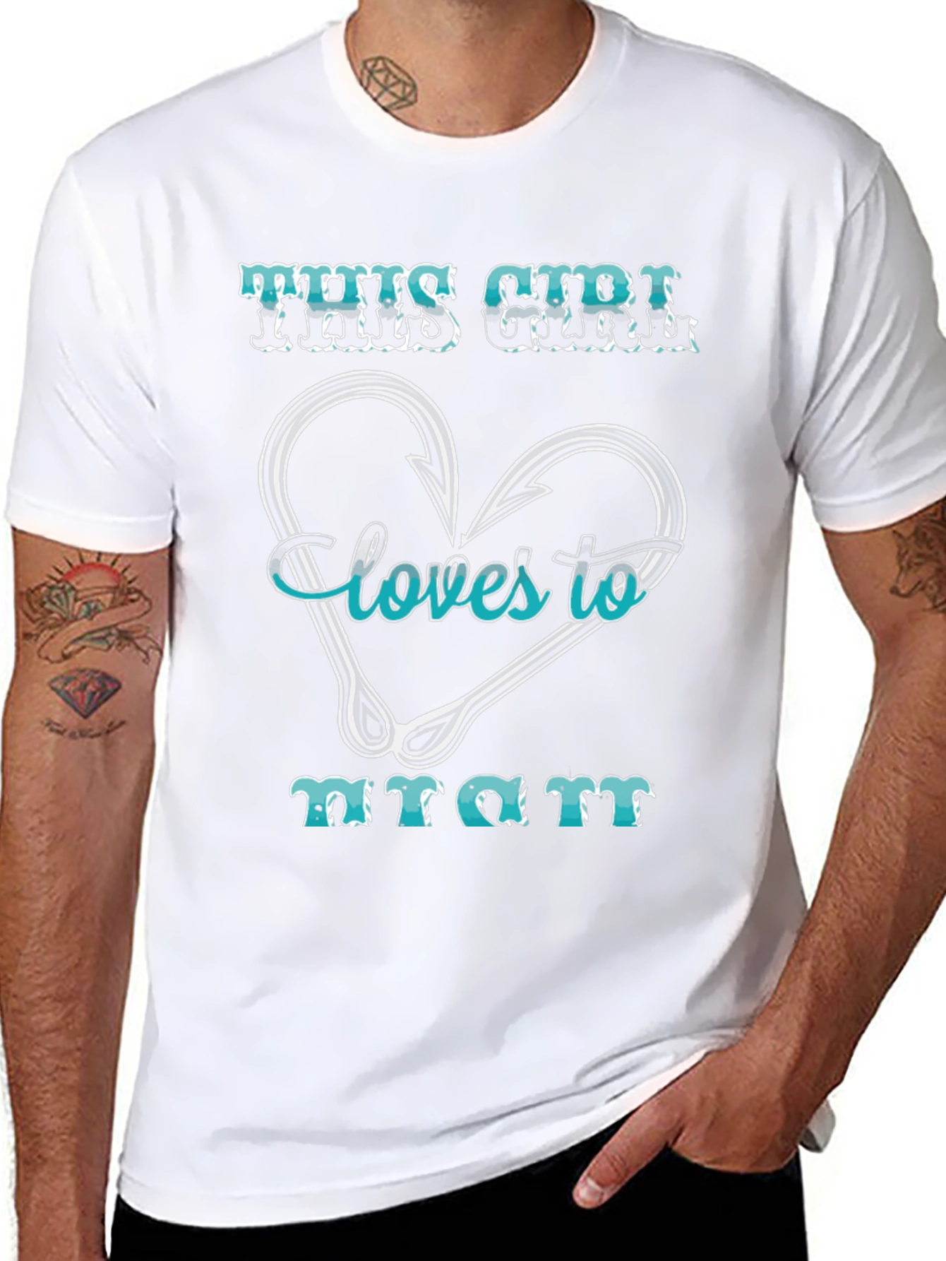 Fishing Girl T-Shirt: Loves to Hunt