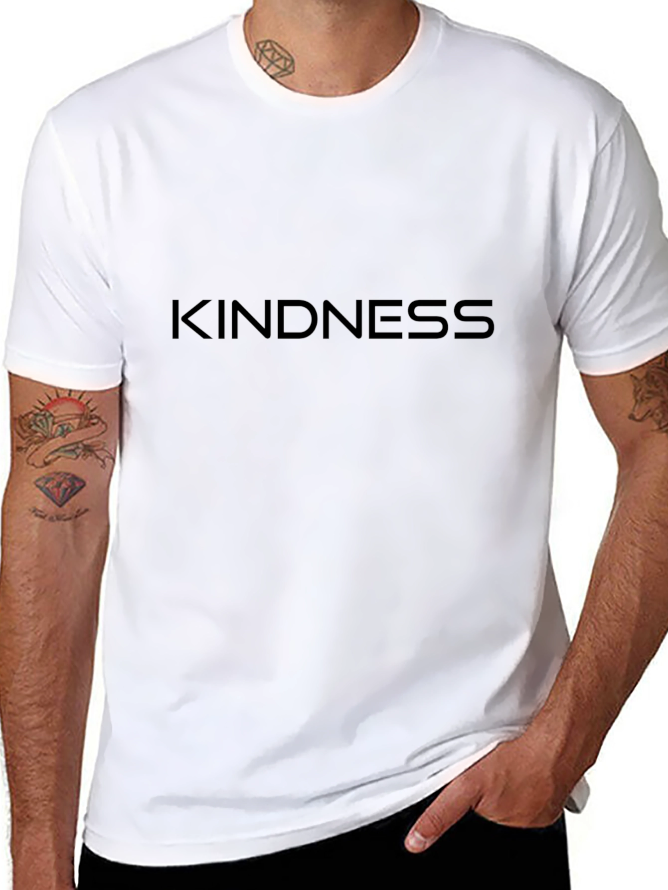 Kindness Crew Neck T-Shirt - Soft Cotton Tee